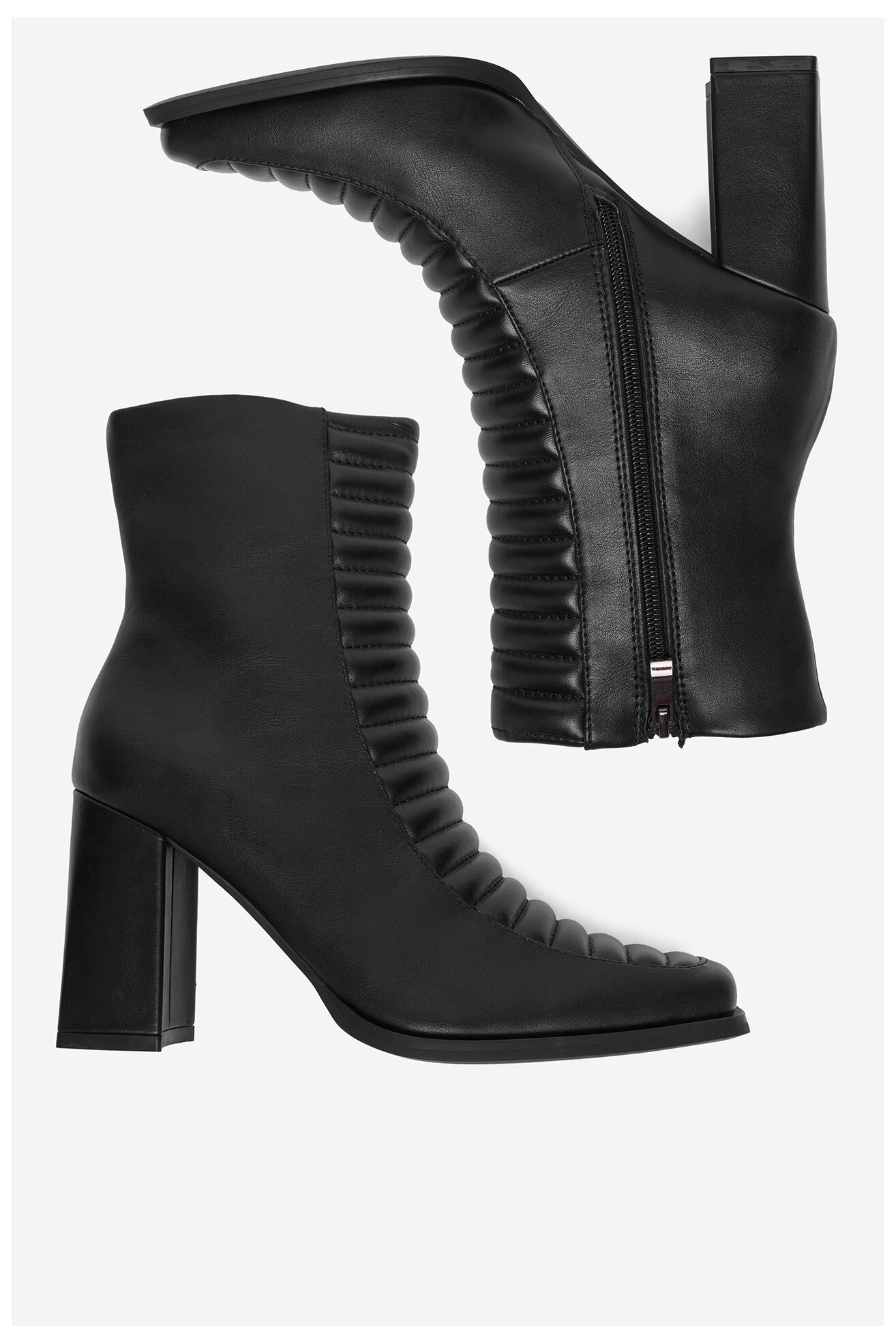 Ghete DeeZee 7366 5-BLACK PU NEGRU