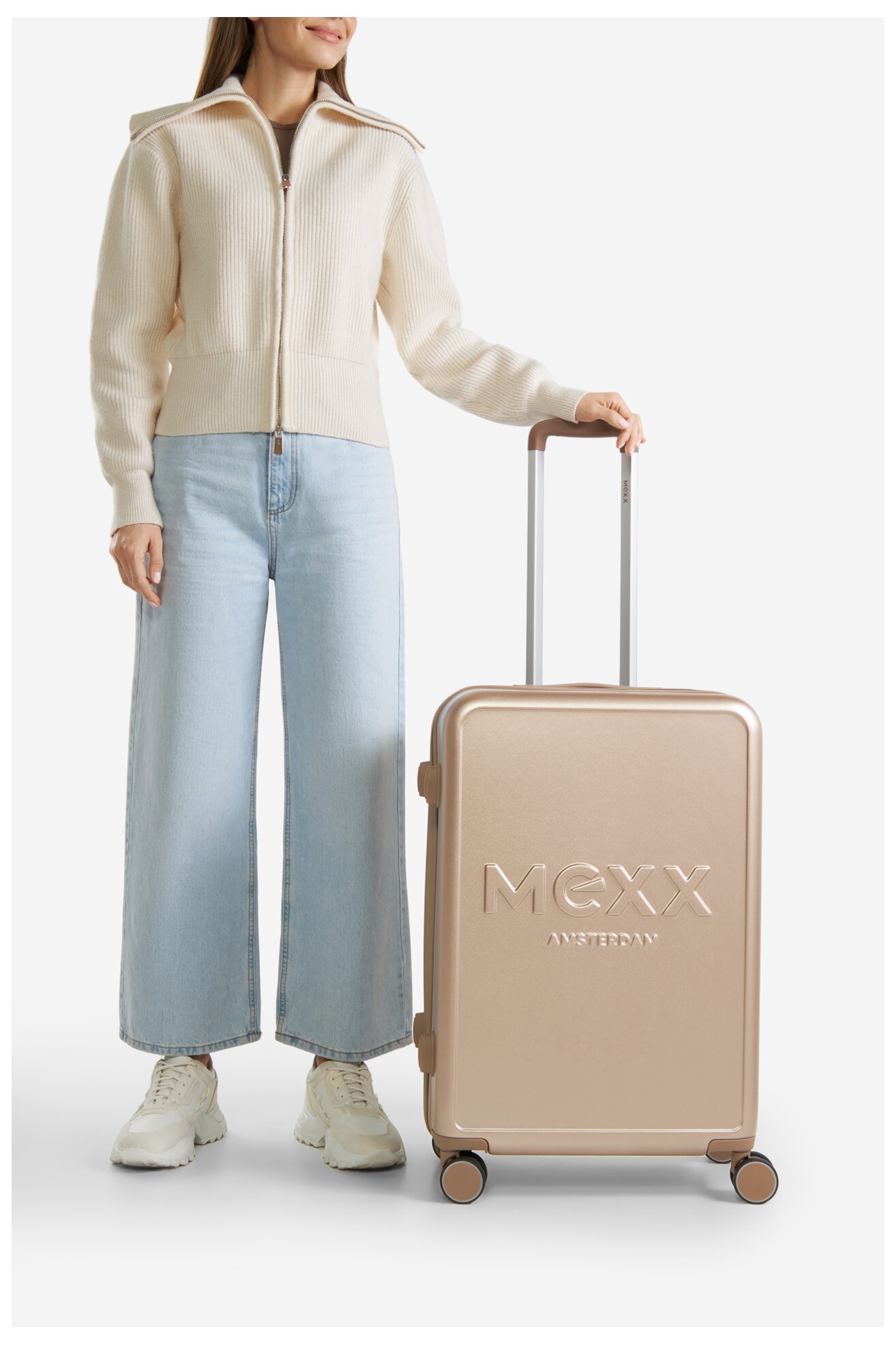 Walizka Mexx MEXX-M-035-07 BEIGE Beżowy