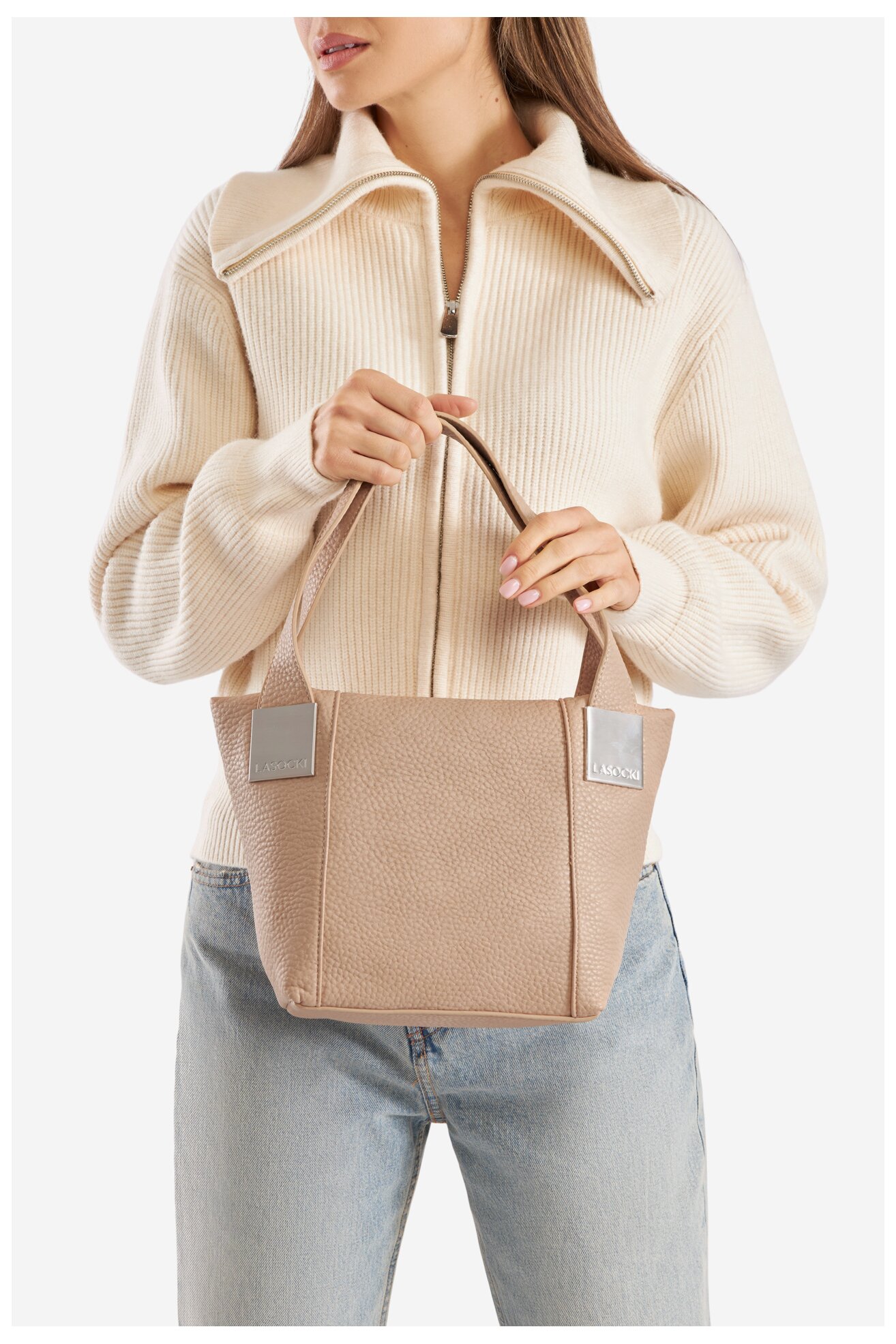Дамска чанта Lasocki LSK-K-059-06 БЕЖОВ