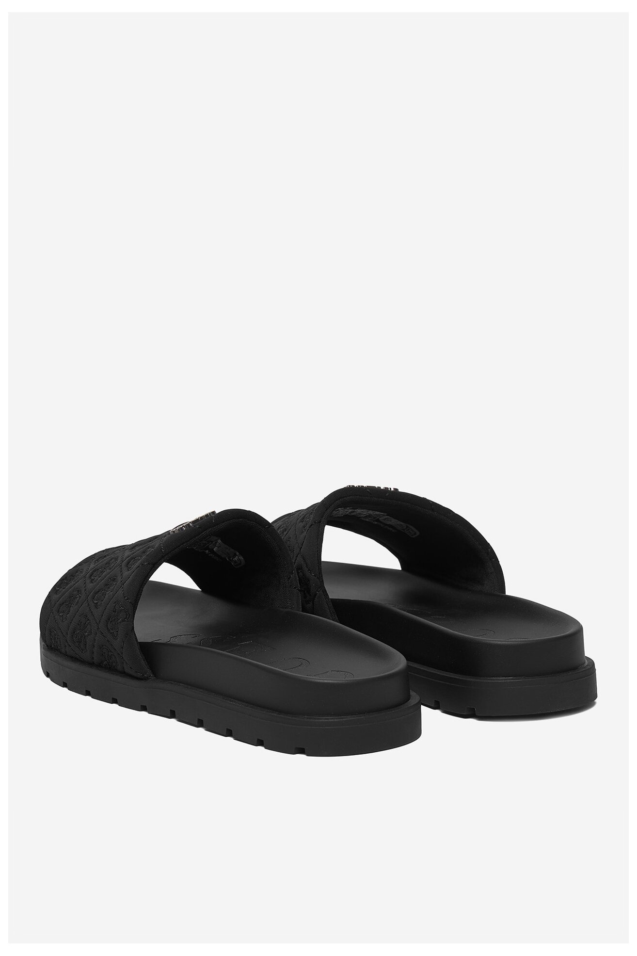 Klapki GUESS CEOWB-BS6702-01 Czarny