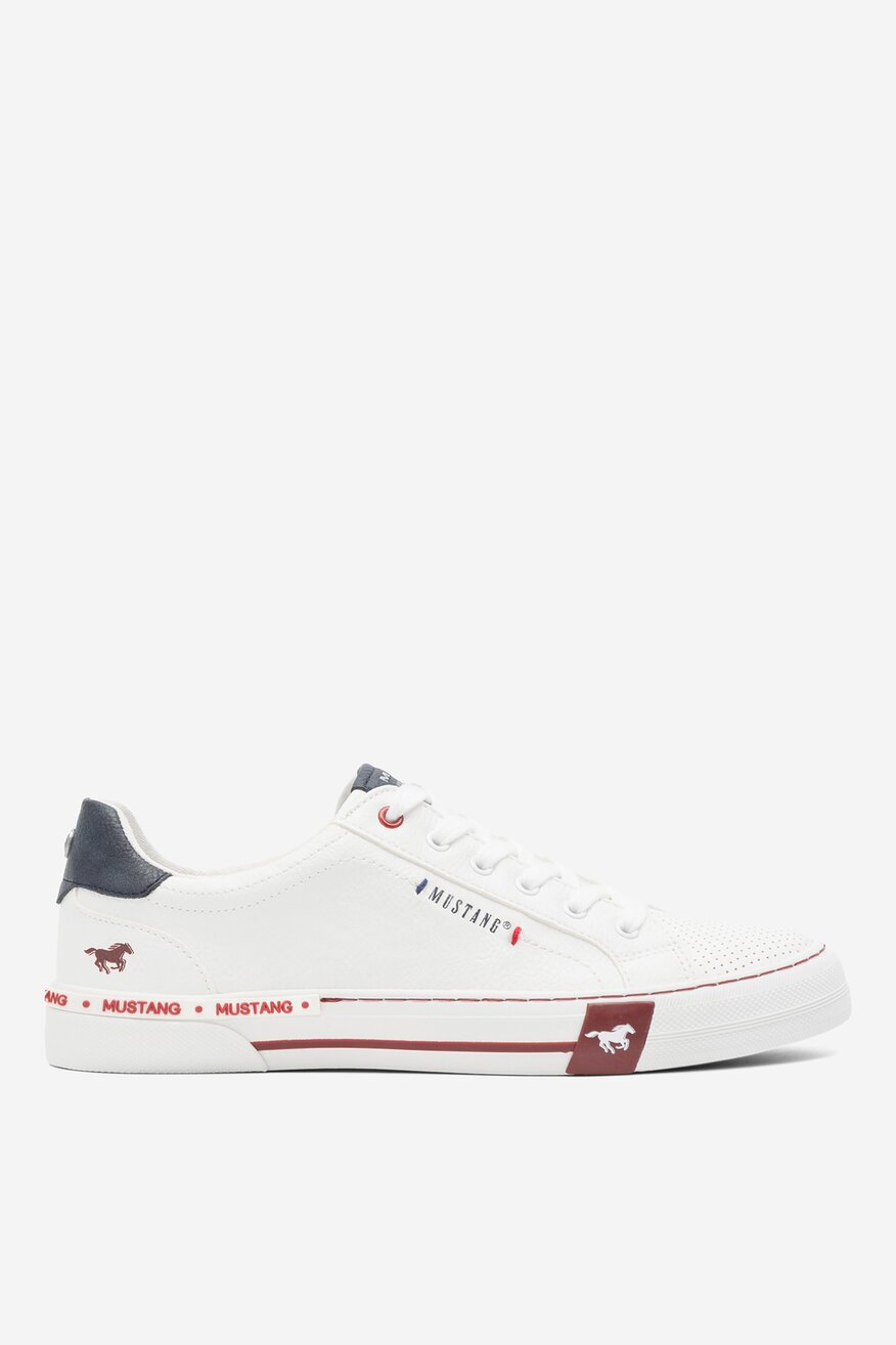 Mustang - Półbuty białe - 5904862666020