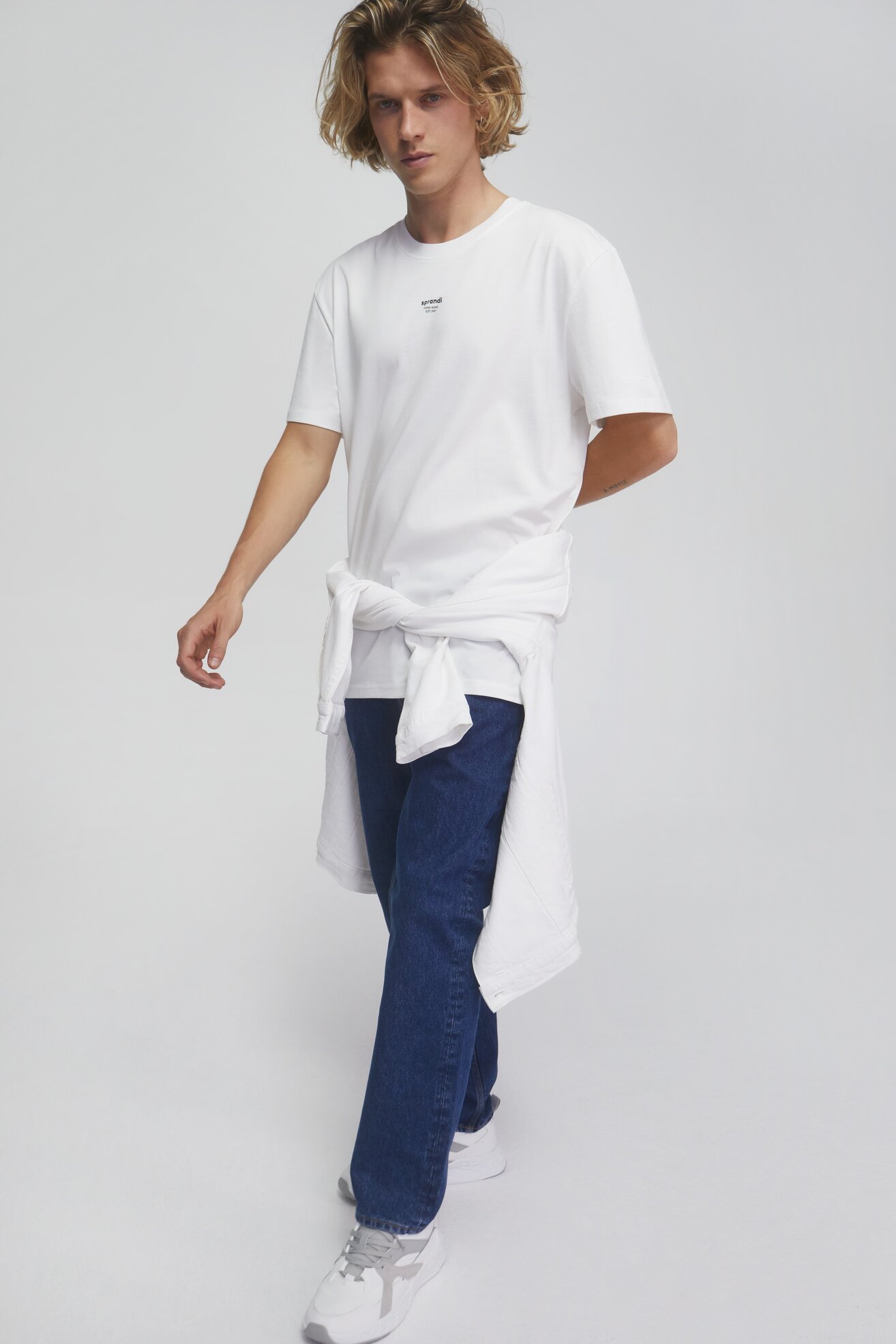 T-shirt Sprandi SS21-TSM007 Biały