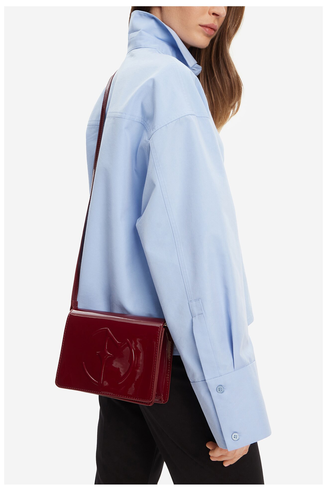 Torebka EVA MINGE EO-ALINA-LDA8225-1 Bordowy