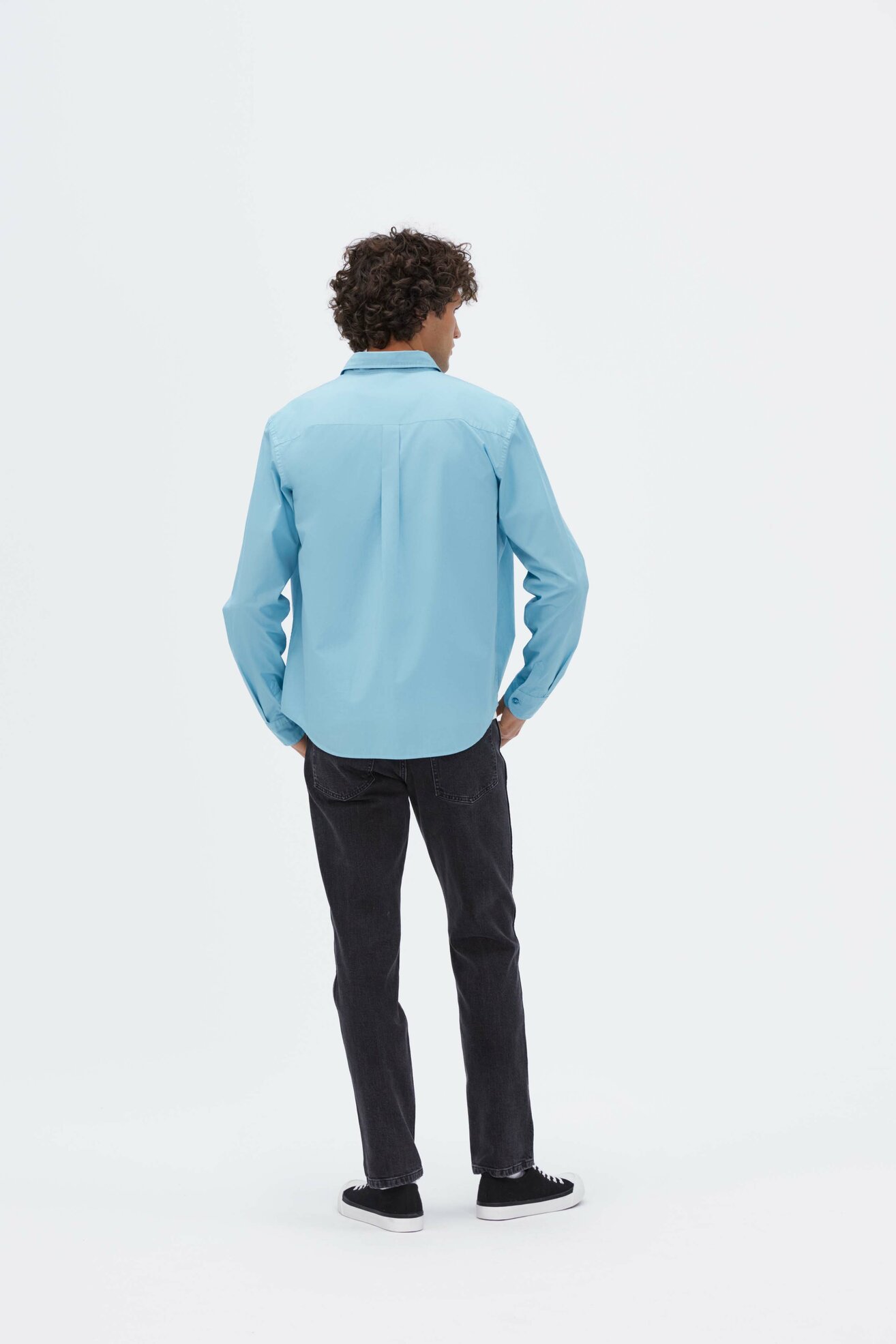 Koszula Americanos AM22KOU001-02 Niebieski