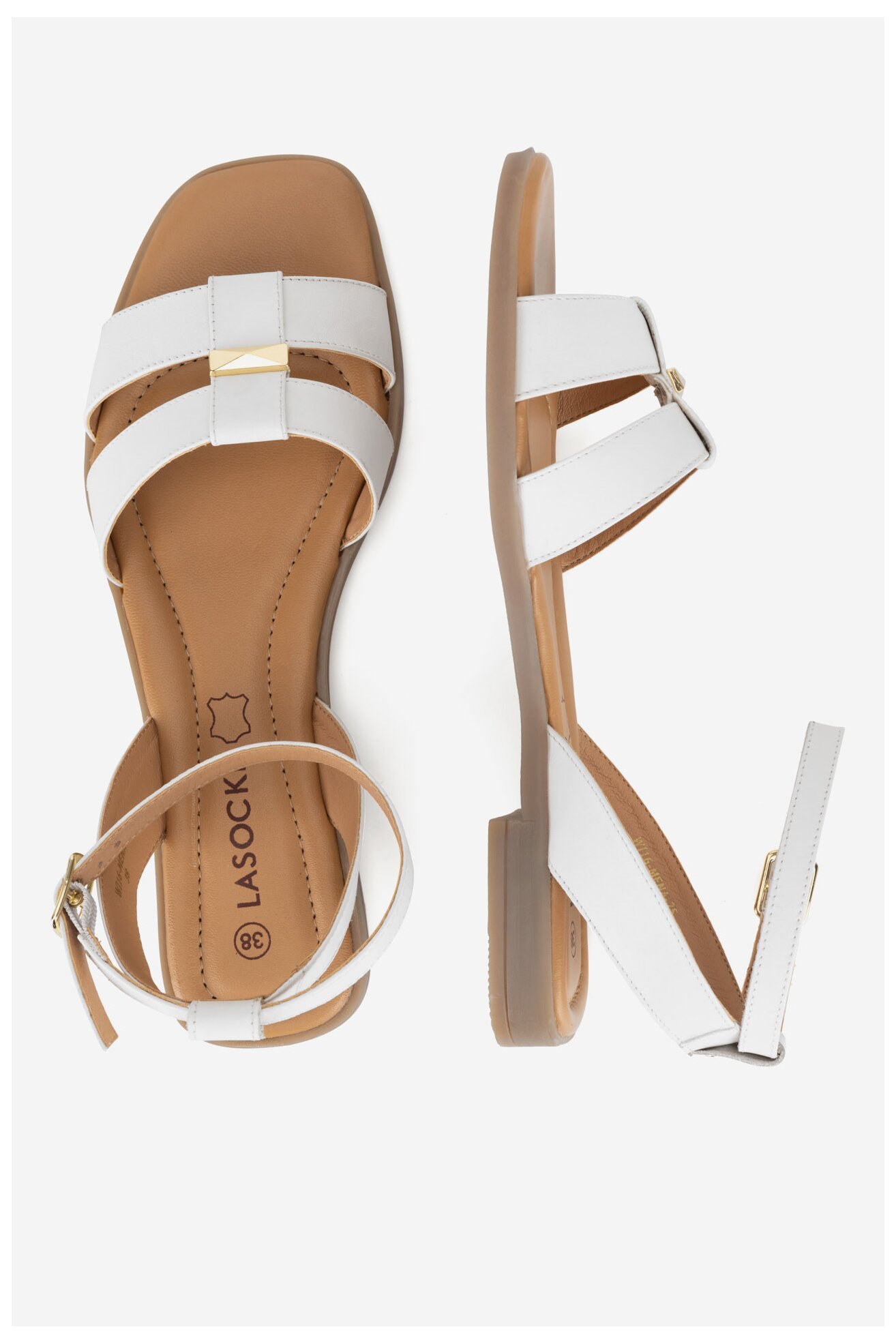 Sandały Lasocki WI16-MENA-25 Biały