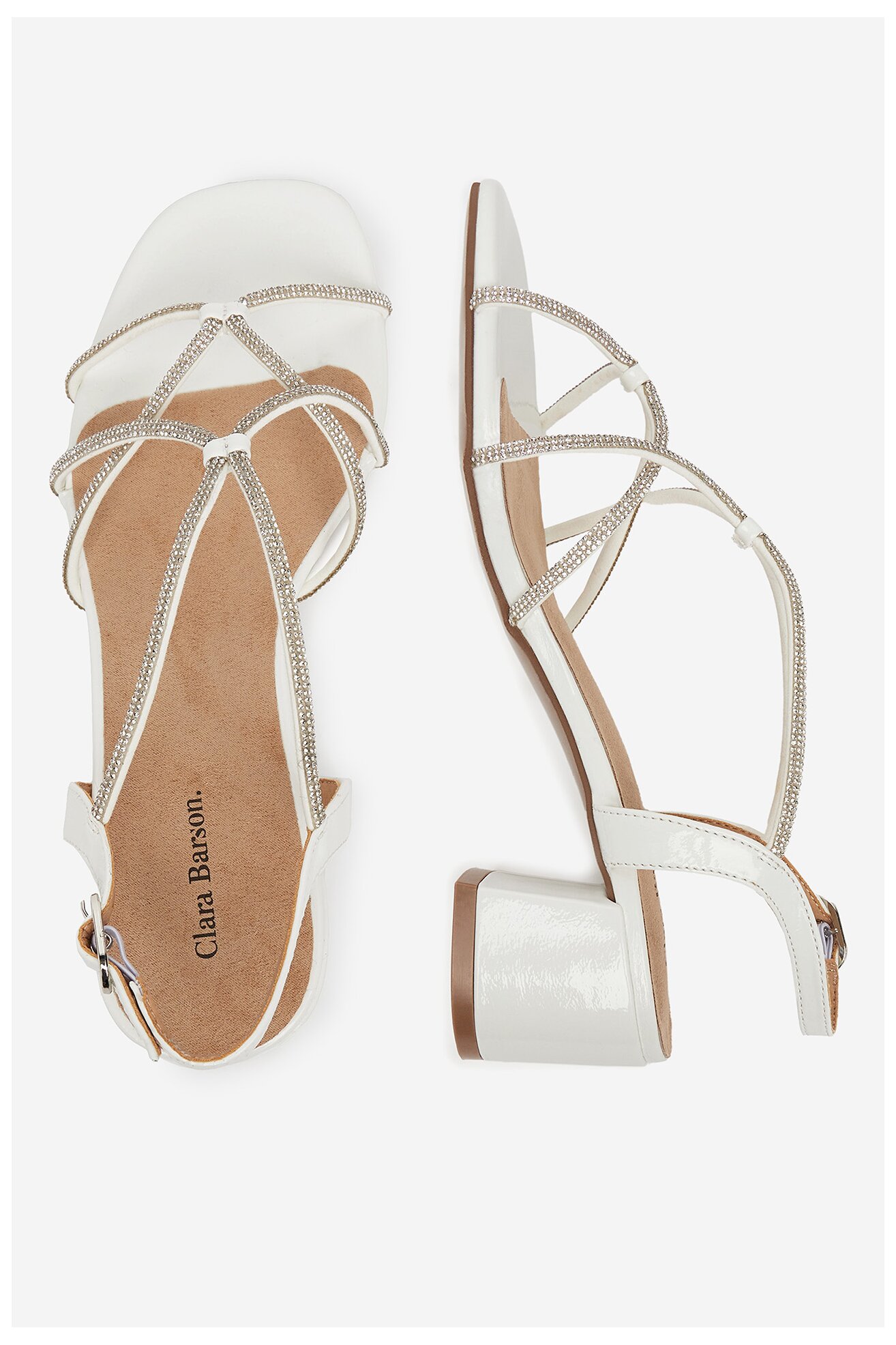 Sandały Clara Barson WS24055-03 Biały