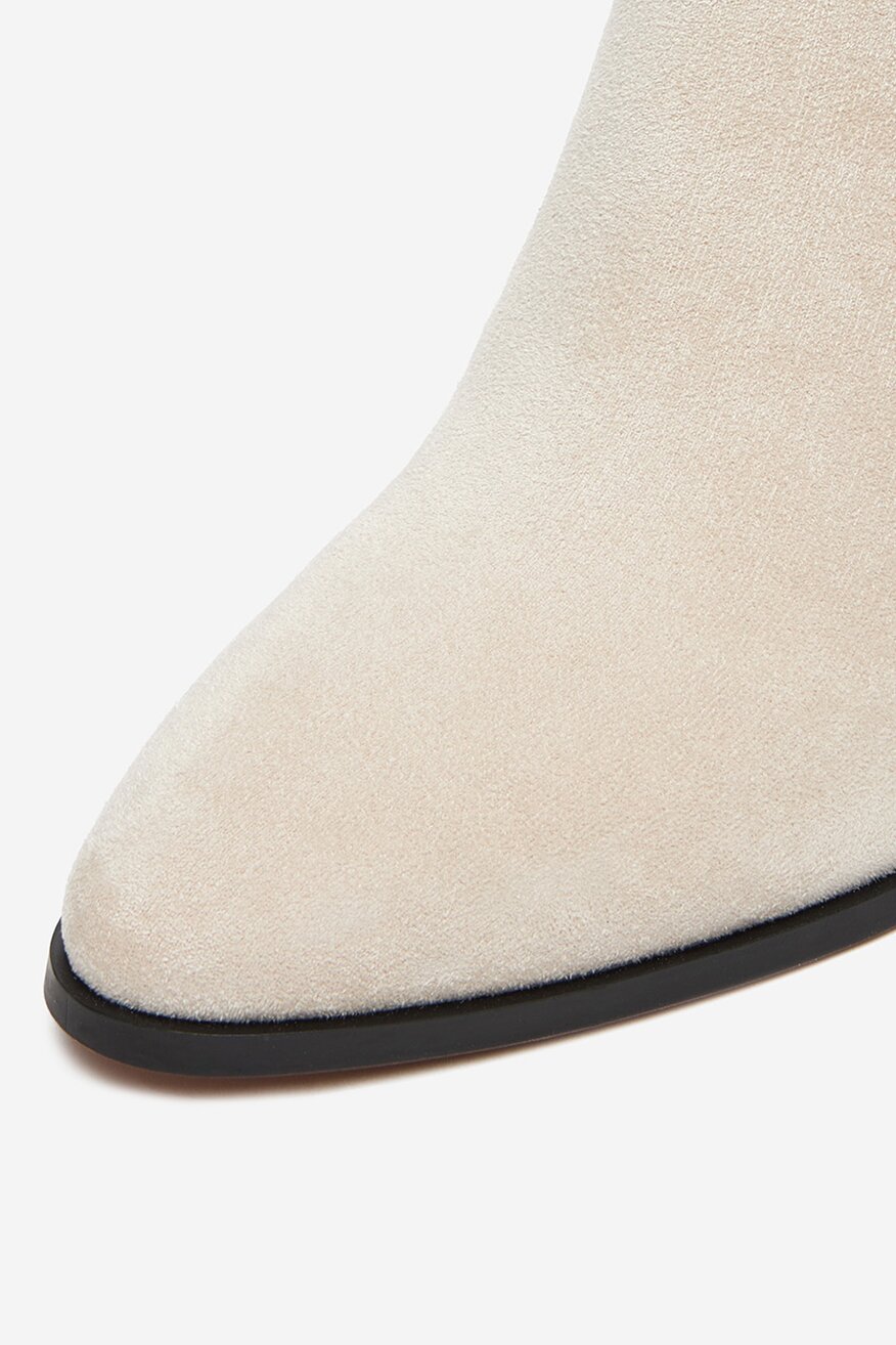 Kotníková obuv NINE WEST BÉŽOVÁ - 5906751329191
