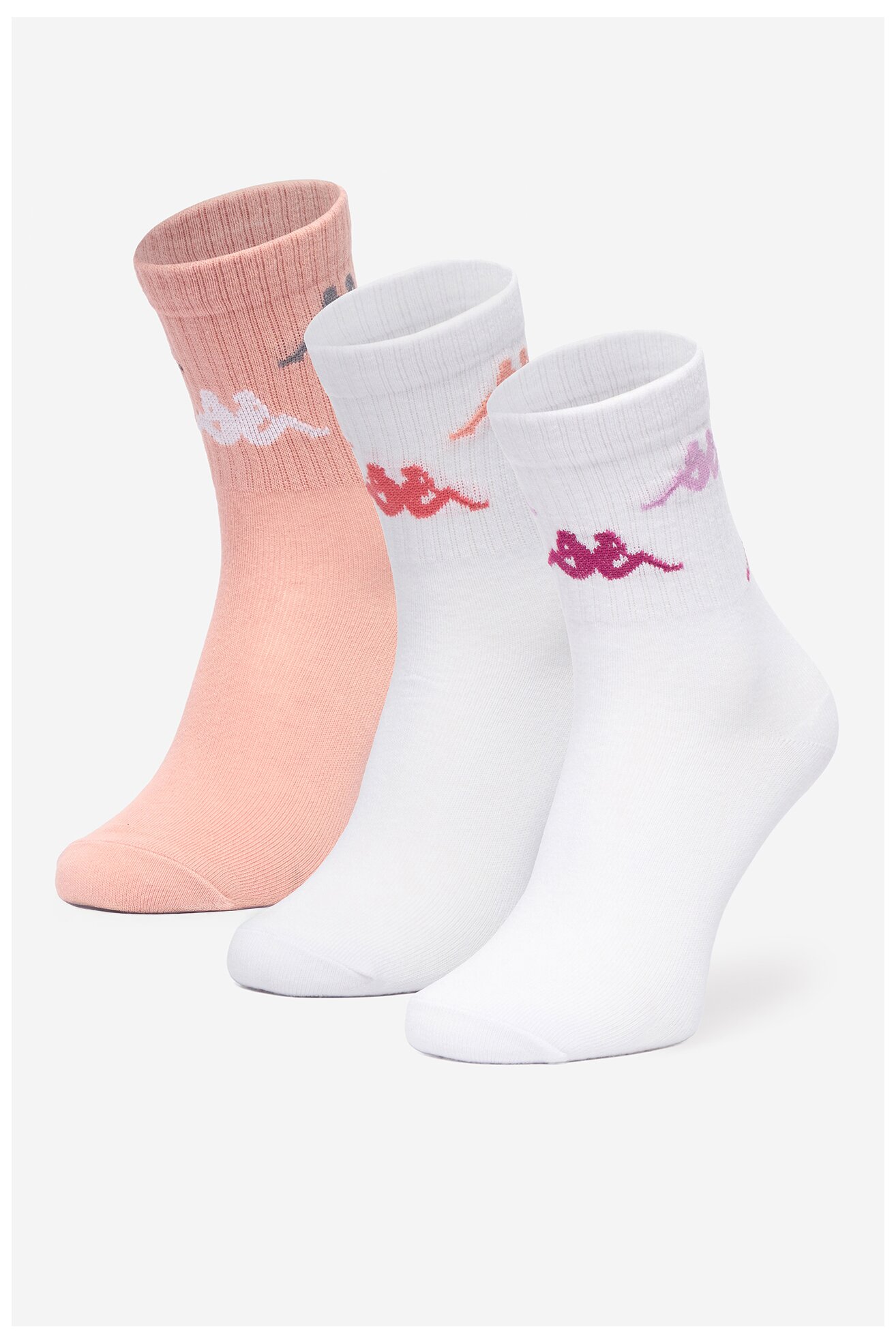 Чорапи Kappa CEO_KR_KAPPA_001_W_AW25 (3 -PACK) БЯЛ