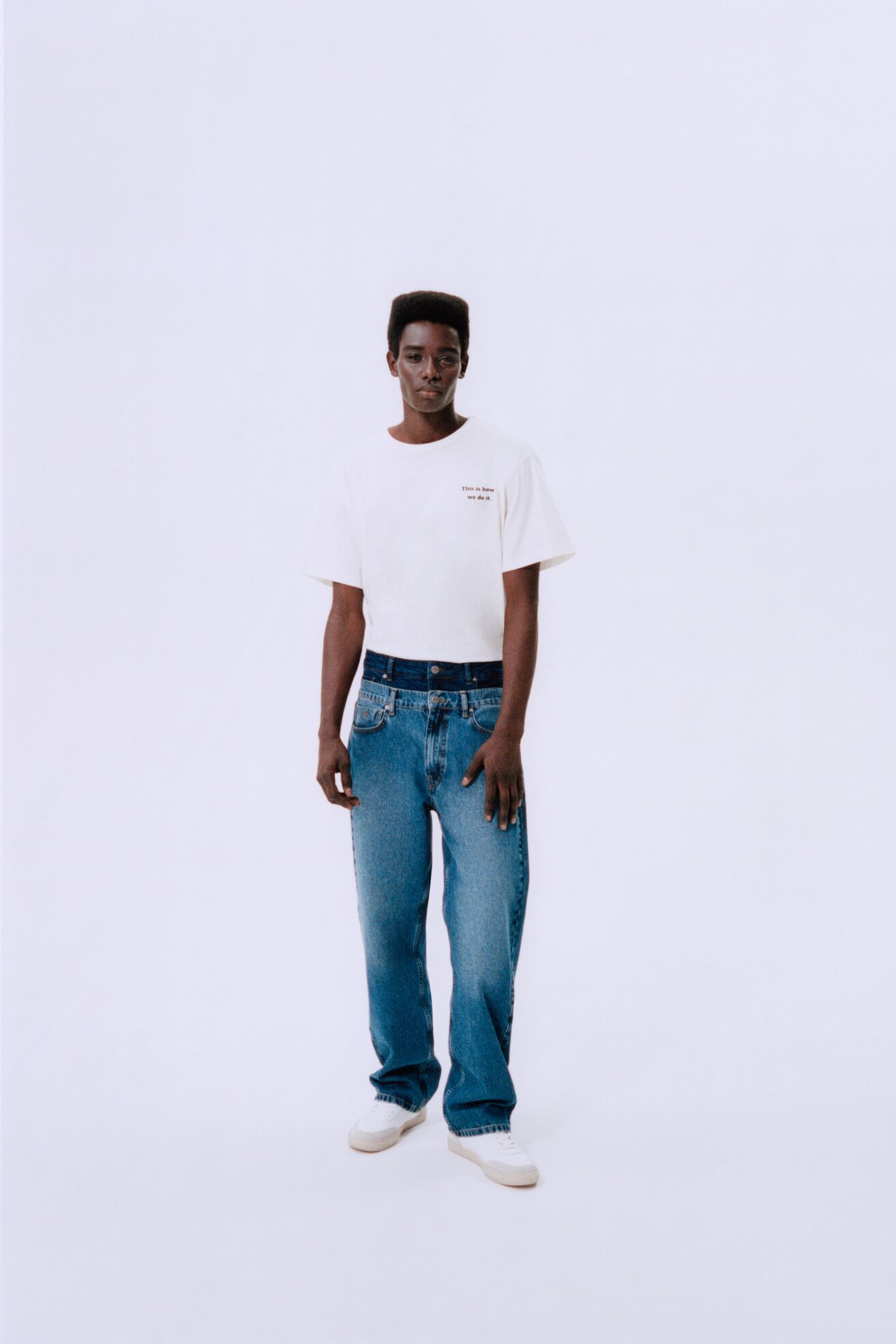 Spodnie jeansowe Americanos AM22SJU001 Niebieski