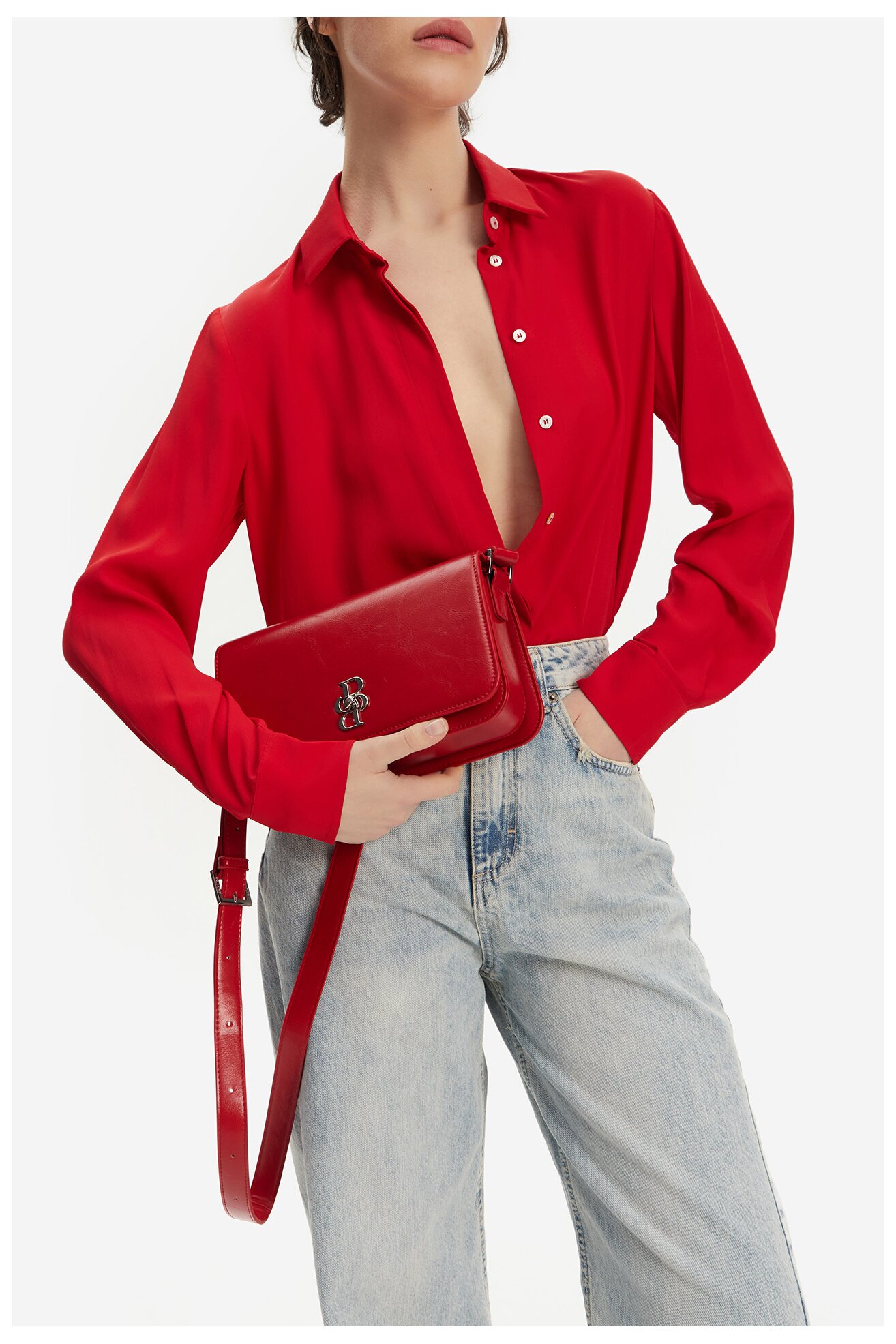 Geantă de mână Badura LOA715313 ROŞU