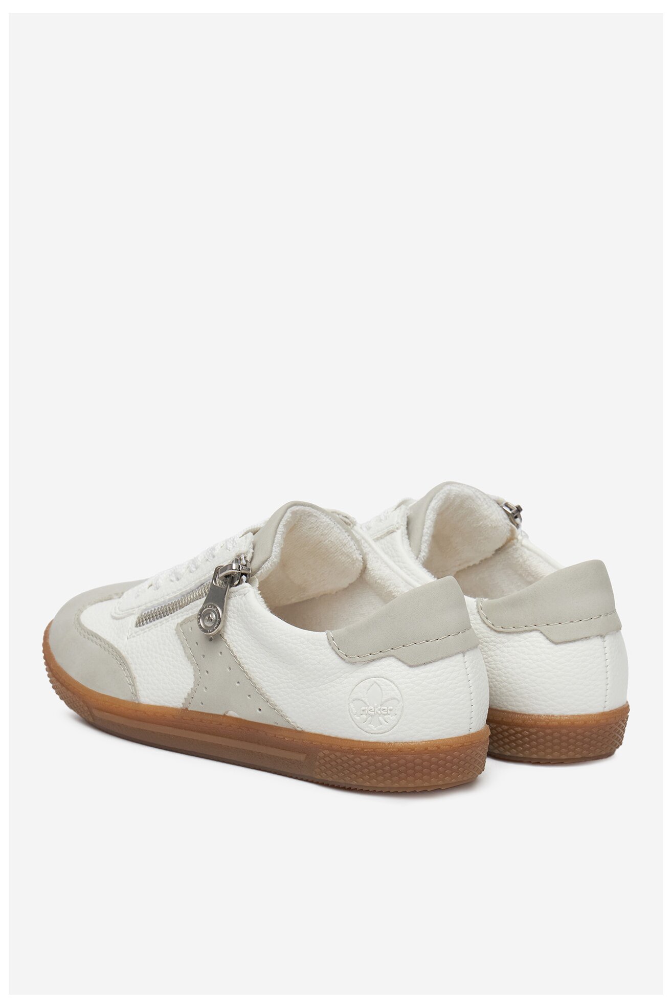 Sneakerși Rieker L9700-80 ALB