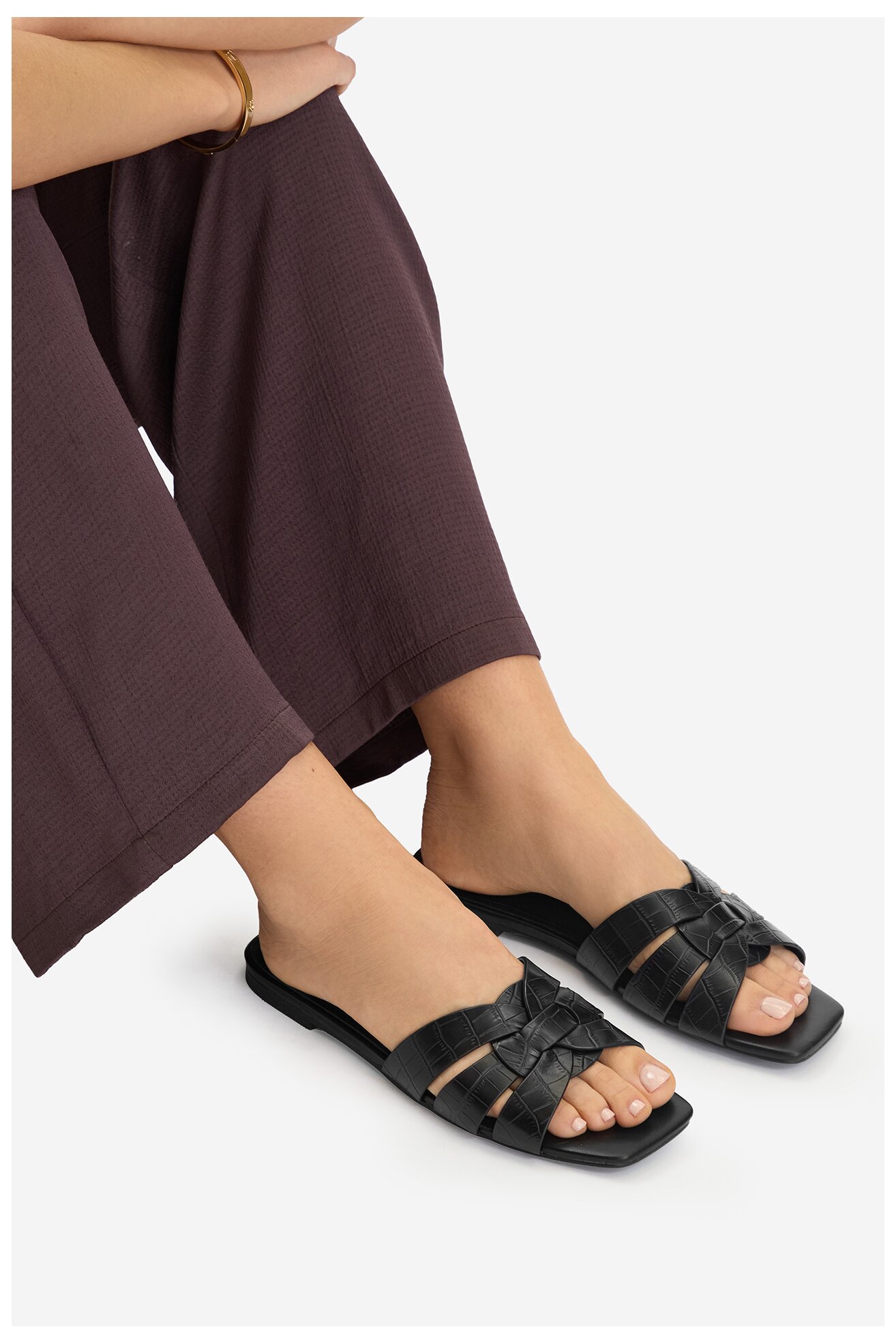 Шльопанець Gino Rossi C-WS1190-01 ЧОРНИЙ