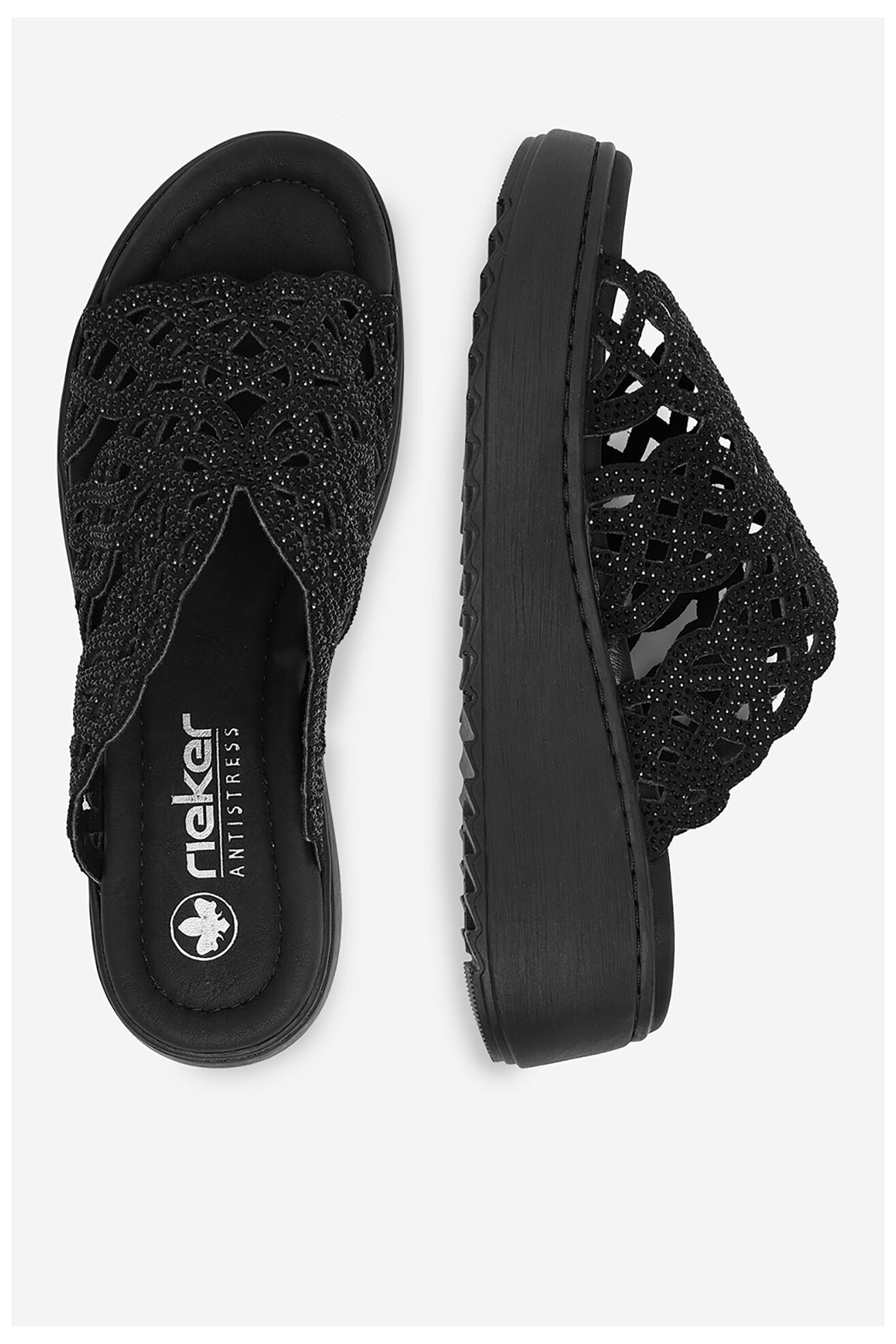 Klapki Rieker CEO-V1789-00 Czarny