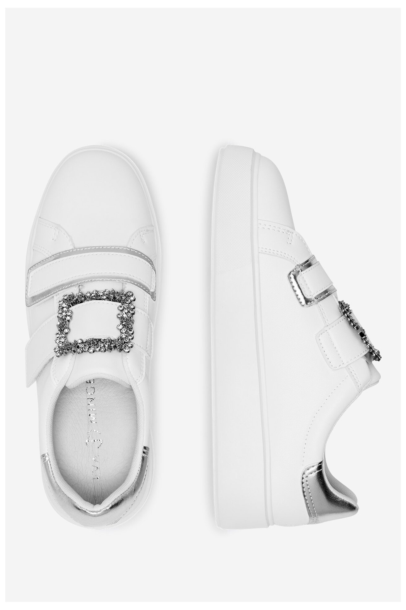 Sneakerși EVA MINGE WYL3358-7 ALB