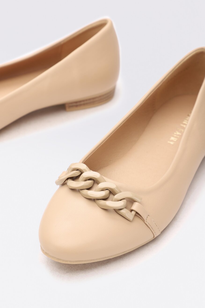 
                Jenny Fairy - Baleriny pastelowe beżowe - 5903698370255