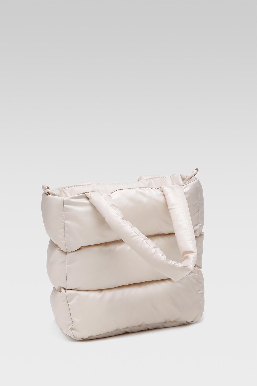 Lasocki - Torebka pikowana beżowa - 5904862448404