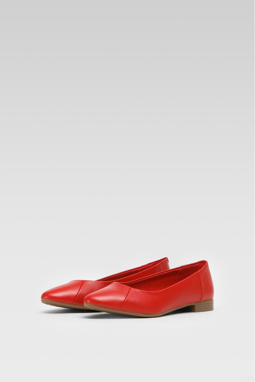 
                Sarah Karen - Skórzane baleriny - 5904862717937