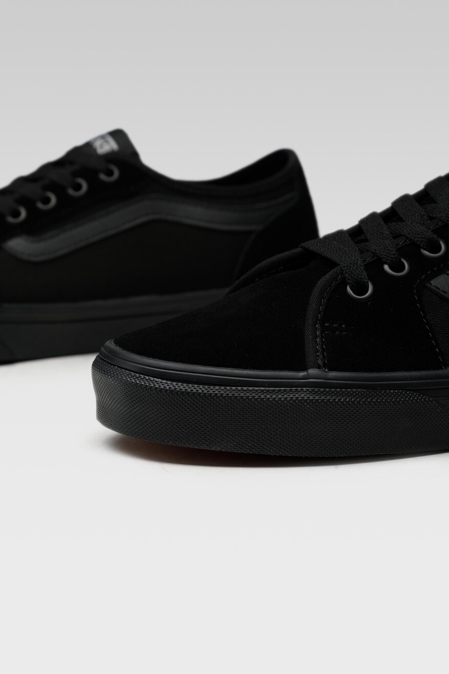 
                Vans - Skórzane trampki czarne - 5904248056292