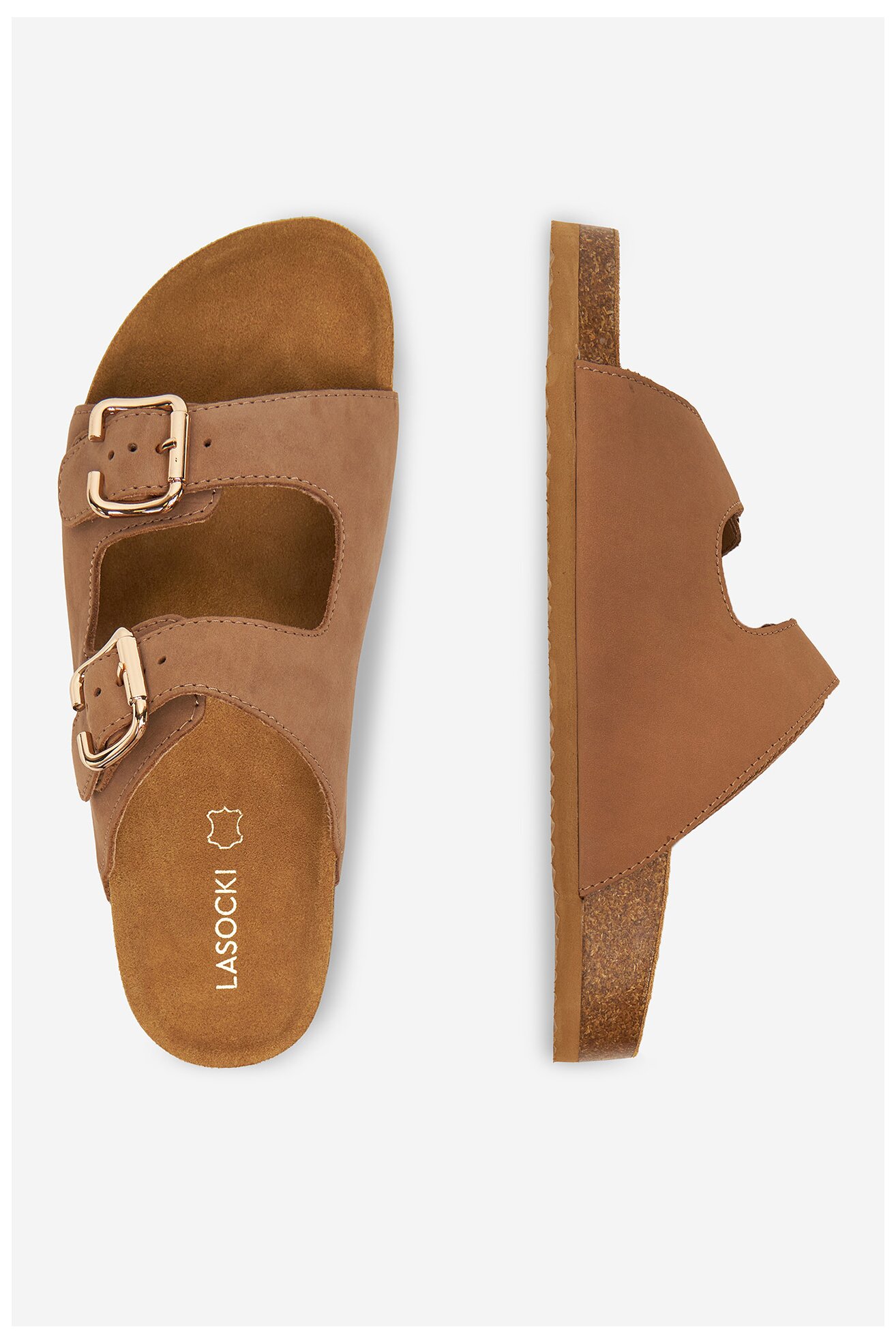 Klapki Lasocki ARC-28936-03 Beżowy ciemny