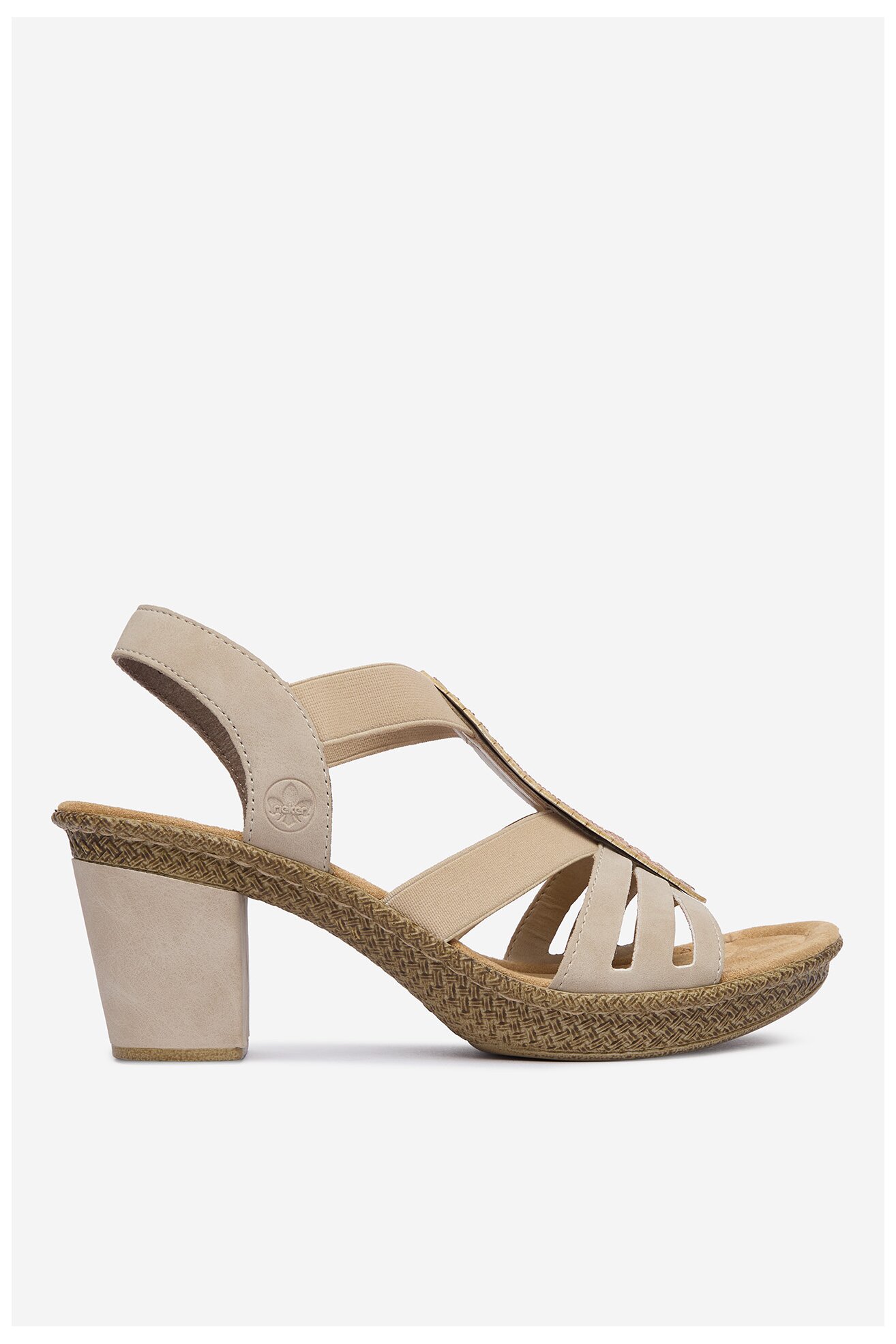 Sandały Rieker CEO-66526-62 Beżowy jasny