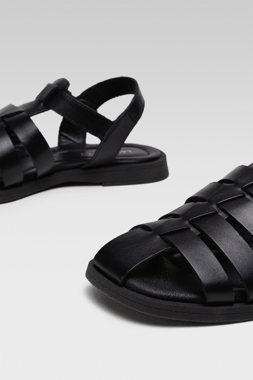 
                Lasocki - Skórzane sandały rzymianki - 5904248692797