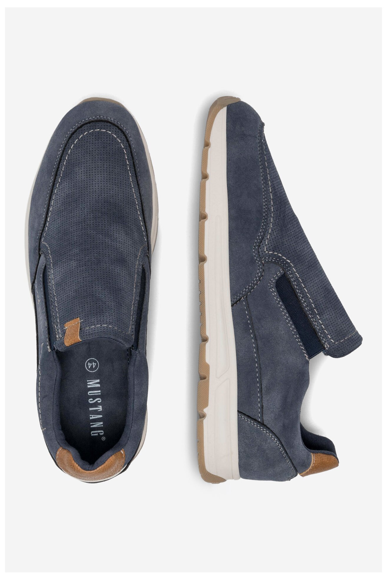 Półbuty Mustang 4195-401 Granatowy