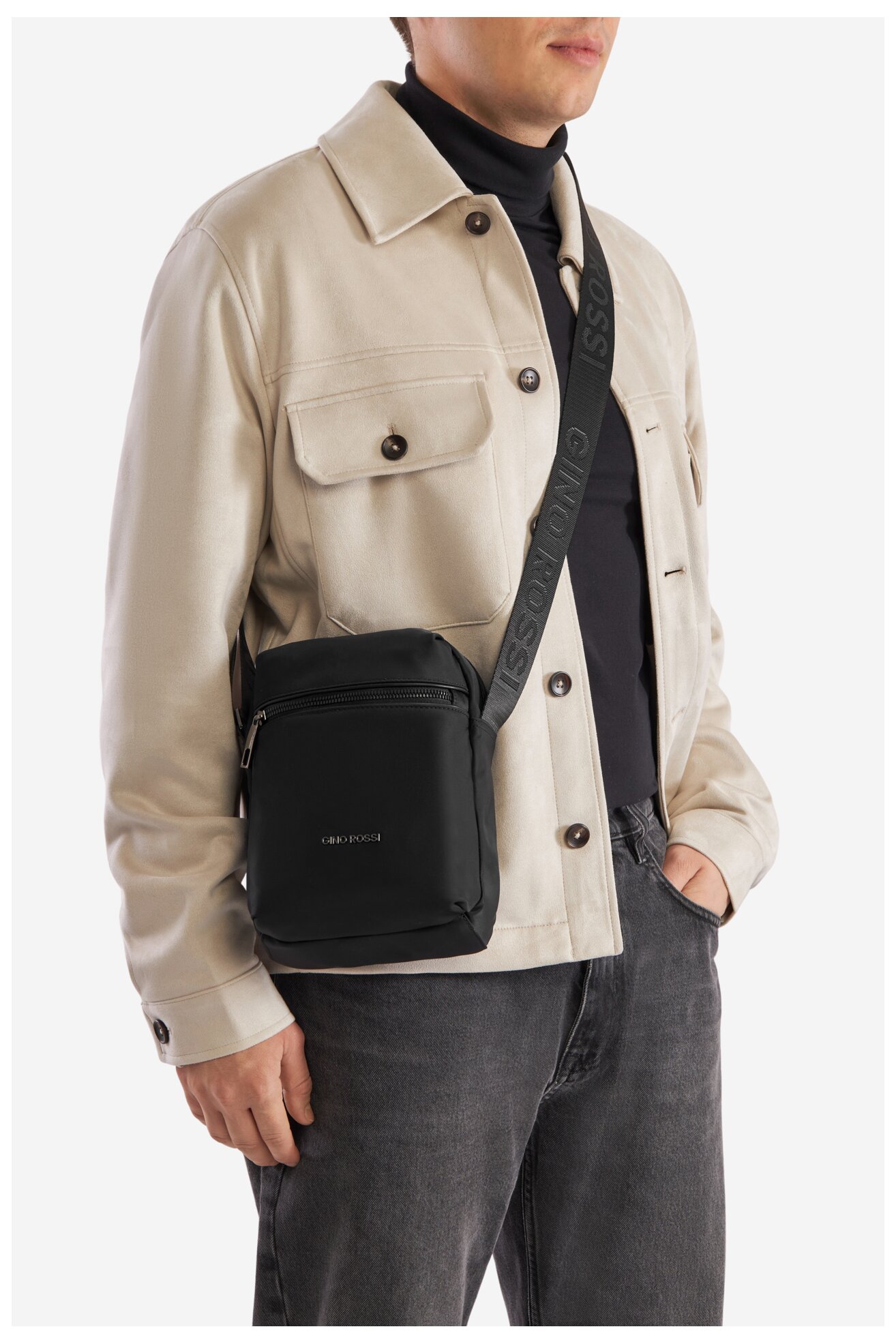 Torba męska Gino Rossi GIN-K-006-CCC-06 Czarny