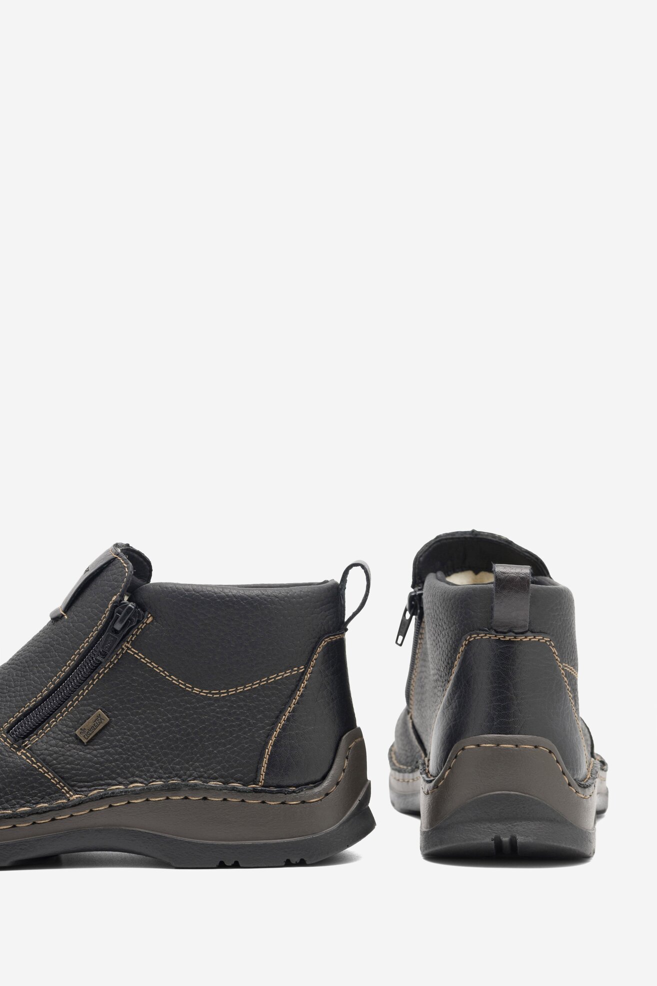 Kratke čizme Rieker 05398-00 CRNA