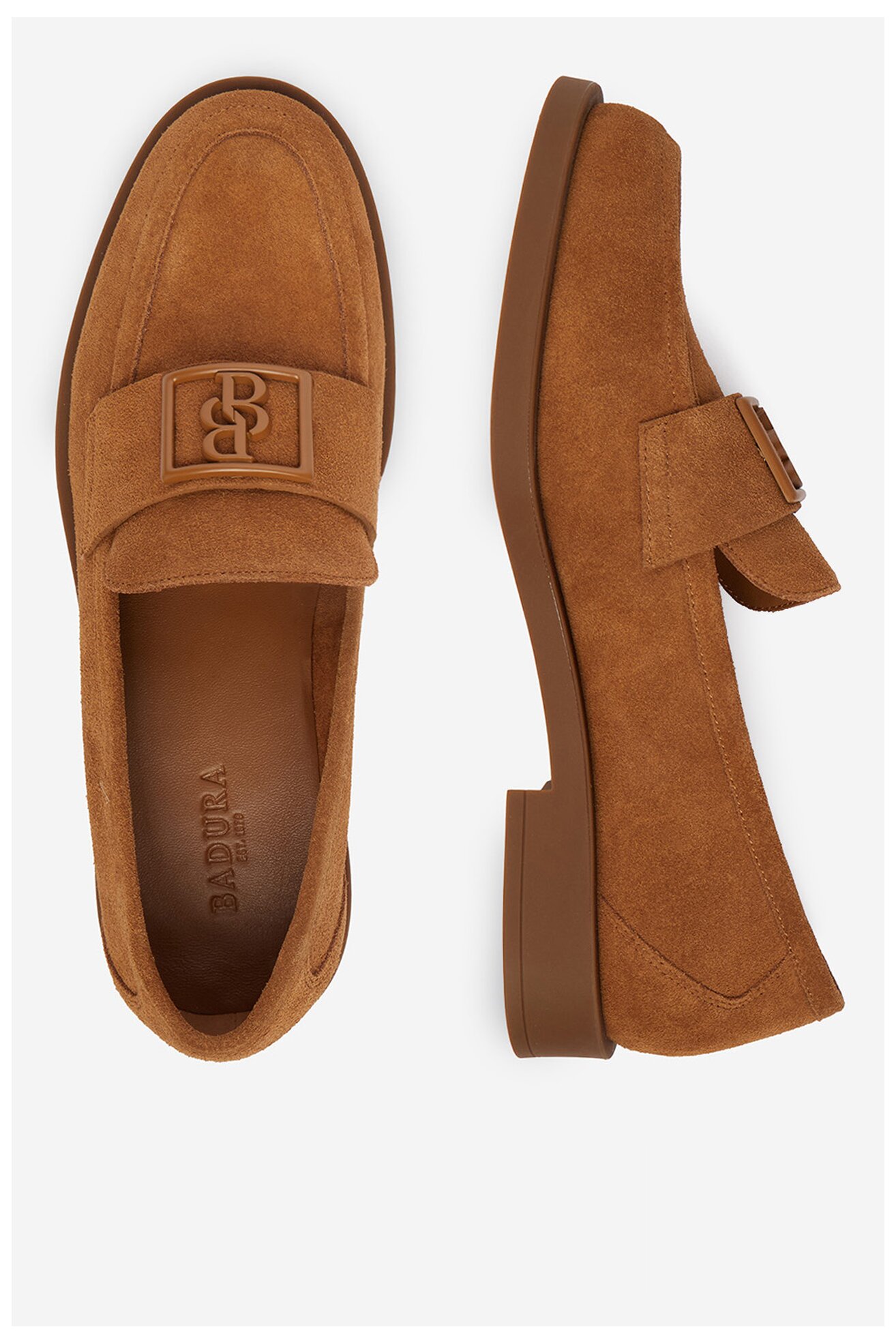 Półbuty Badura EO-ADELE-LT2674-6 Beżowy ciemny