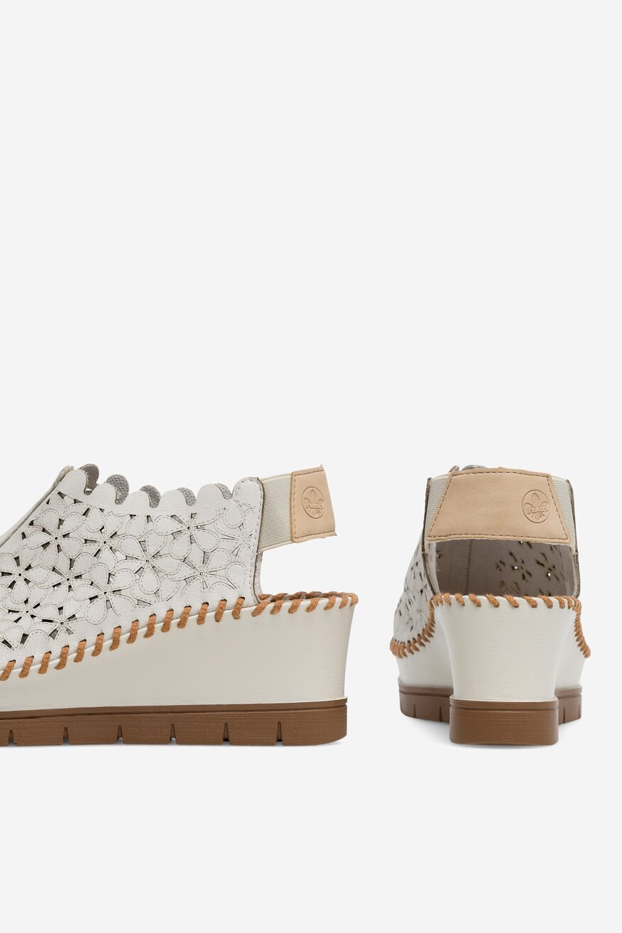 
                Rieker - Sandały na koturnie - 2230056249834