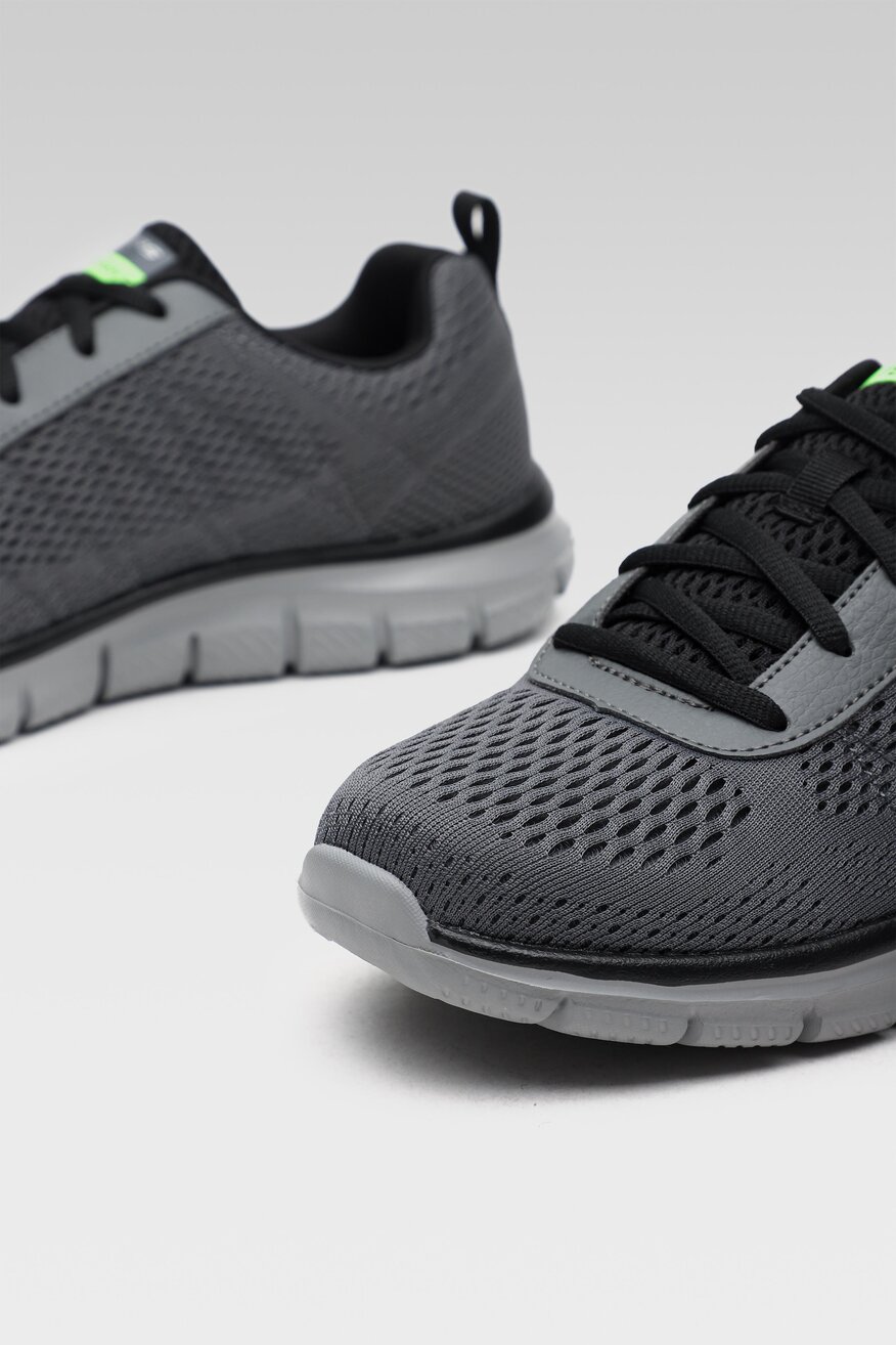 
                Skechers - Obuwie sportowe szare sznurowane - 5903698901848
