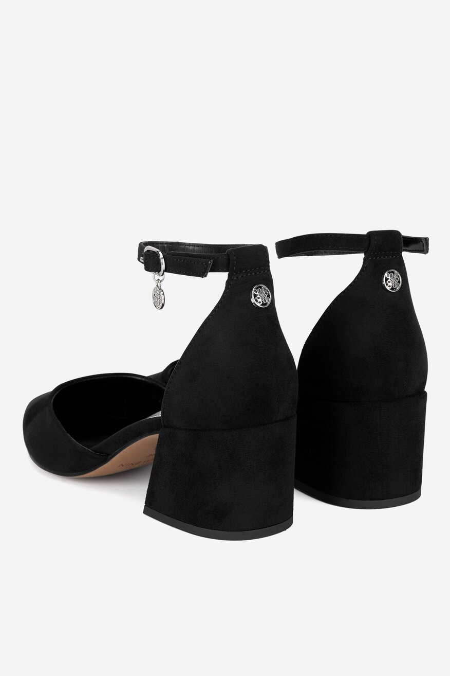 NINE WEST - Czółenka na słupku - 5905588925538