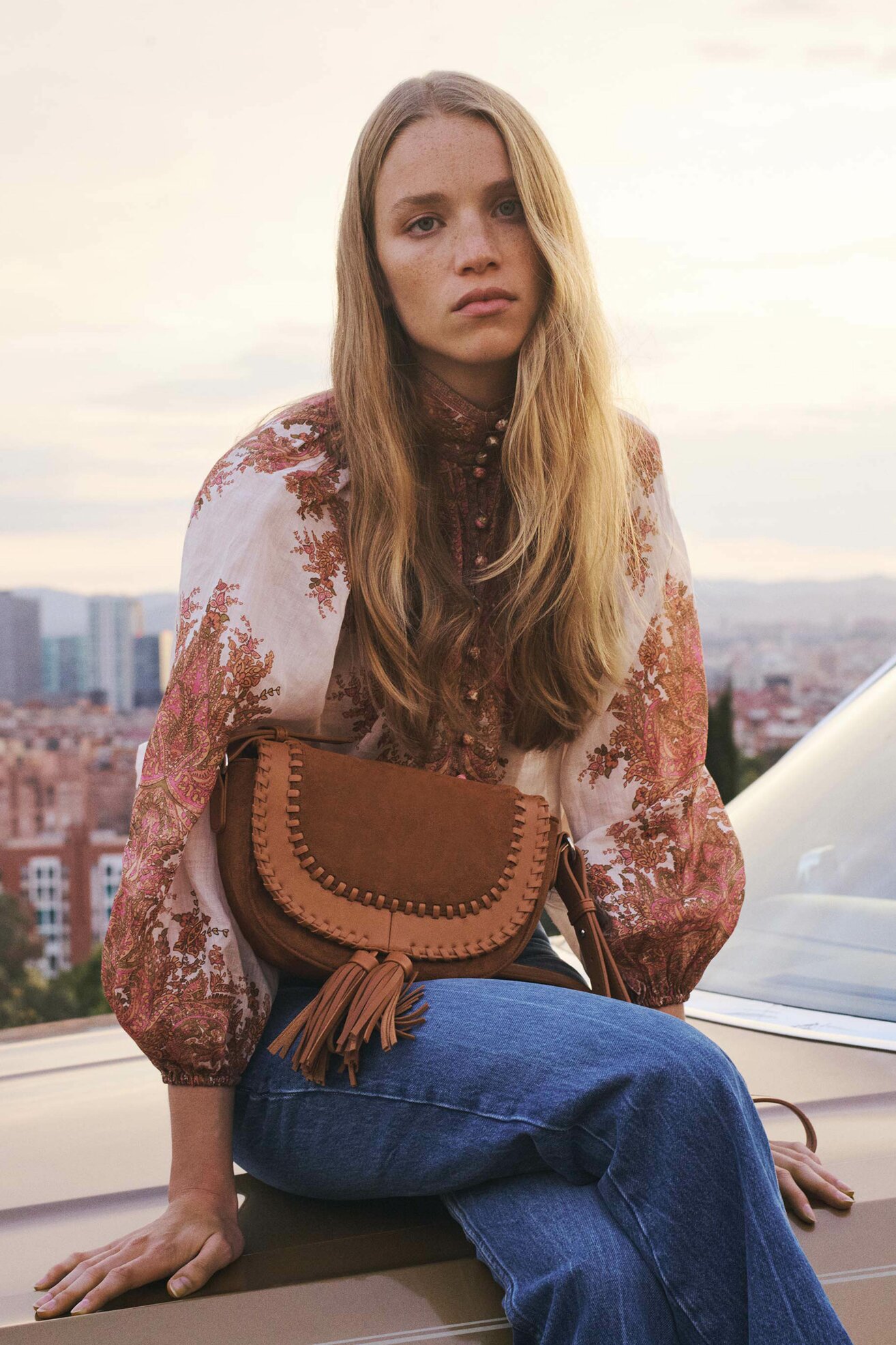 Дамска чанта Jenny Fairy RX01173 КАМЕЛ