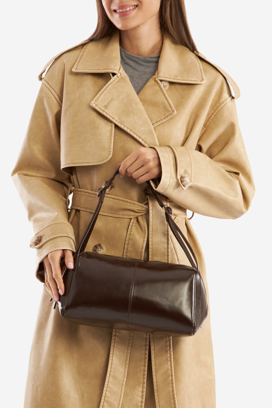 Torebka Gino Rossi EVA02 Brązowy ciemny - CCC.eu