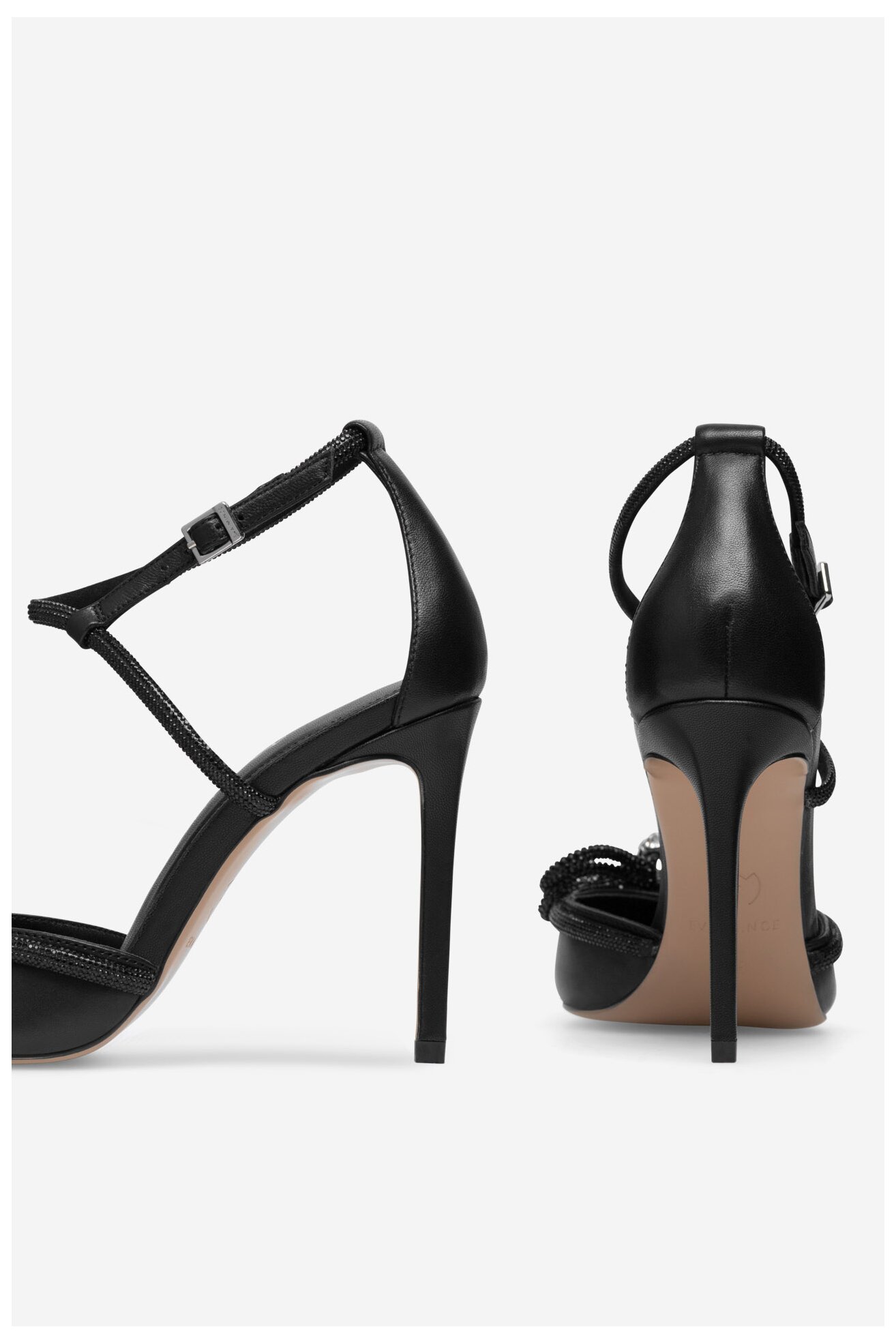 Lodičky EVA MINGE ANCONA-V325-25531 ČERNÁ