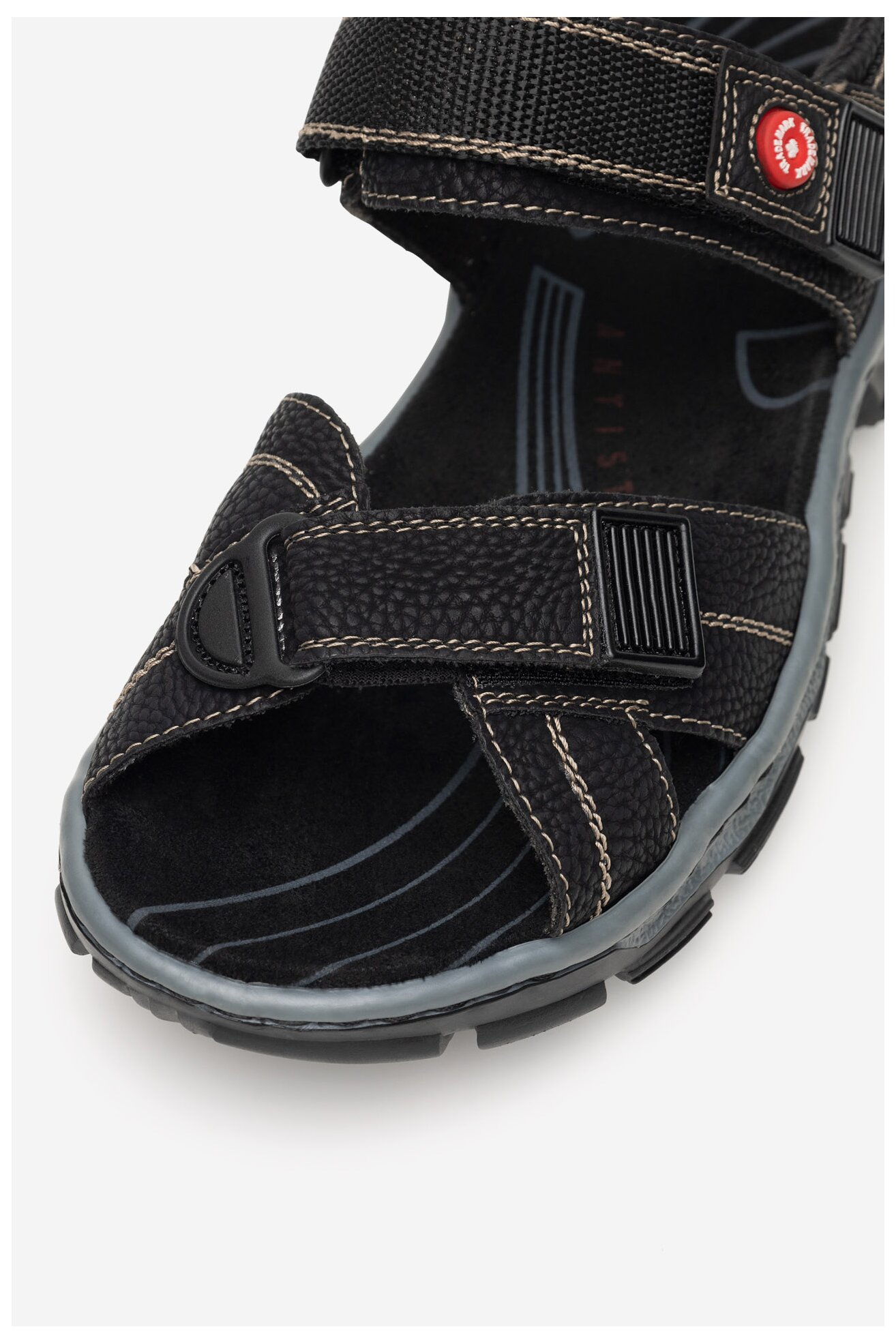 Sandały Rieker 68851-02 Czarny