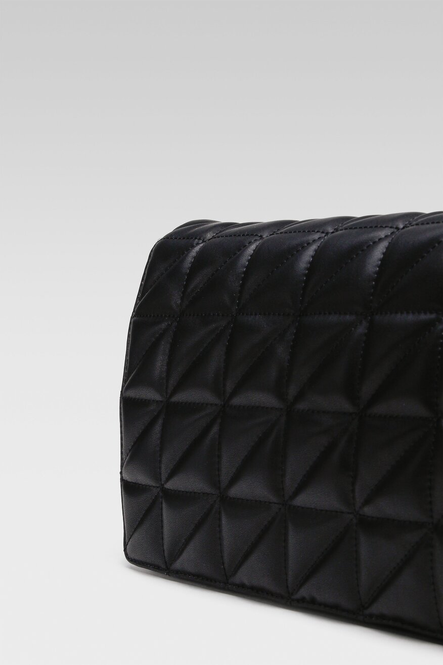 Badura - Skórzana torebka czarna - 5904248532505