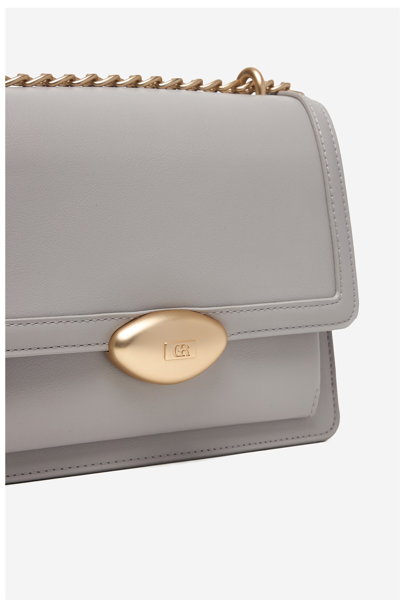 Сумка З Ремінцем Gino Rossi EO-KY129 СВІТЛО-СІРИЙ