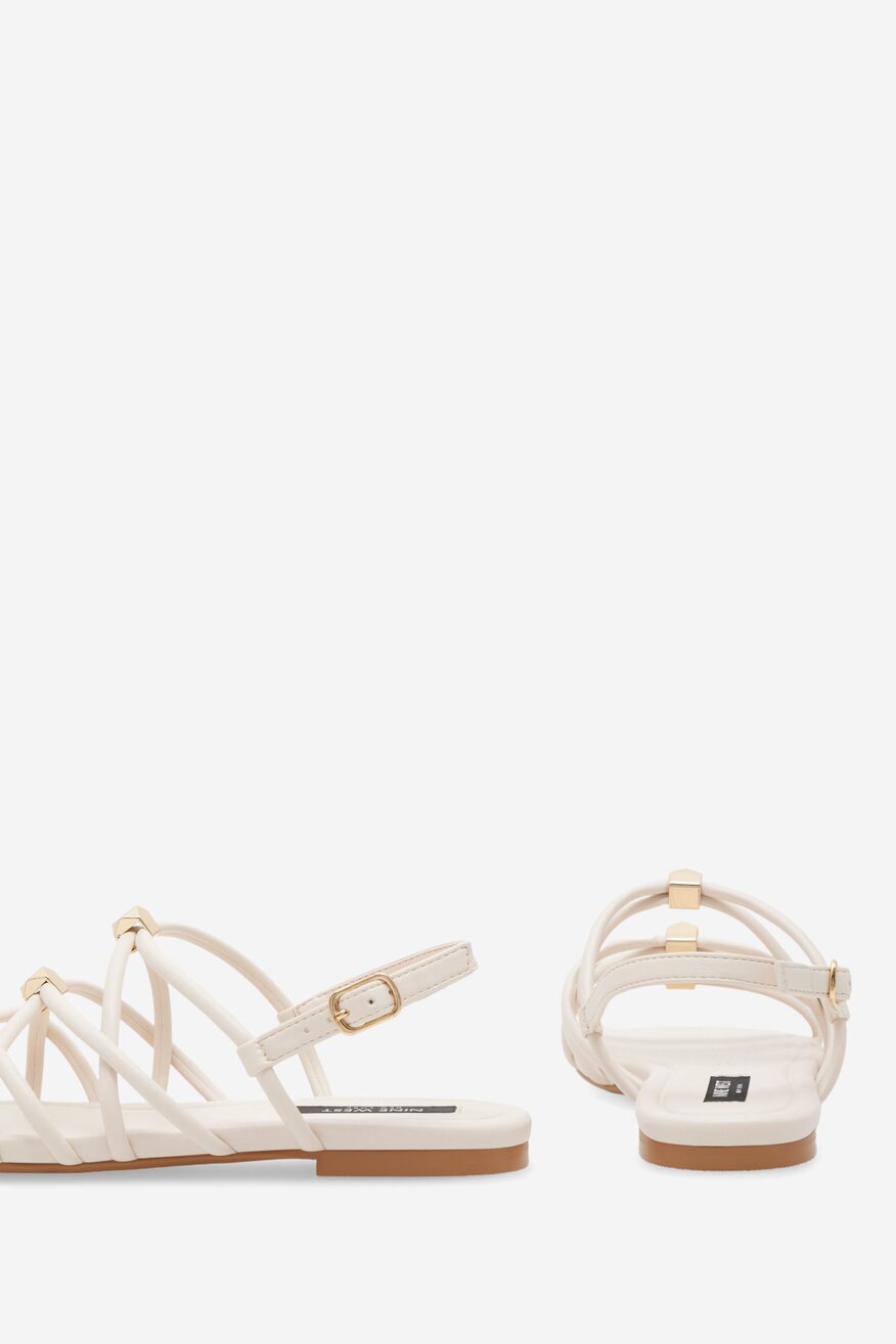 Сандали NINE WEST БЯЛ - 5905588555735
