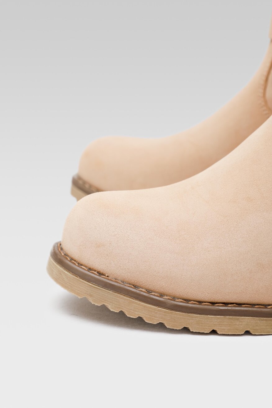 Clara Barson - Botki beżowe - 5904862255637