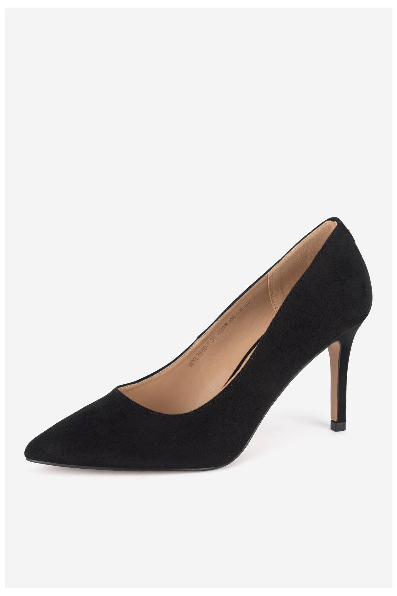 Pantofi cu toc DeeZee WYL3660-7 NEGRU