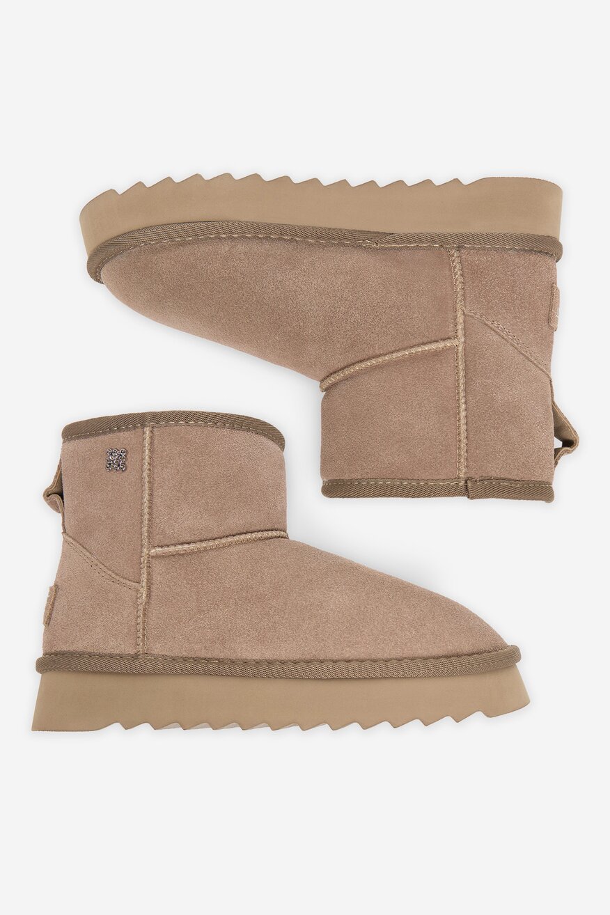 NINE WEST - Śniegowce zamszowe ocieplane - 5906751474600