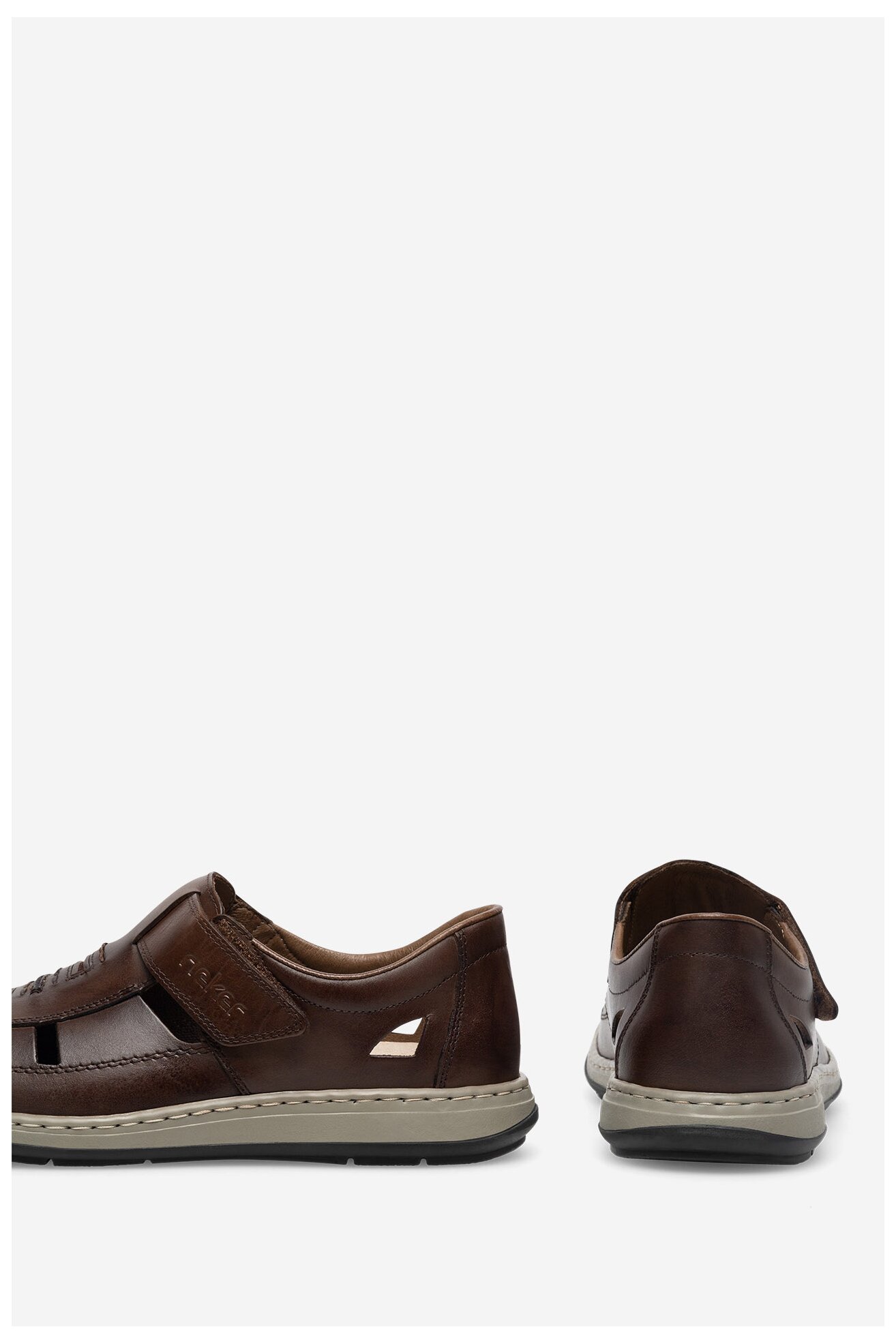 Половинки обувки Rieker 17378-25 КАФЯВ