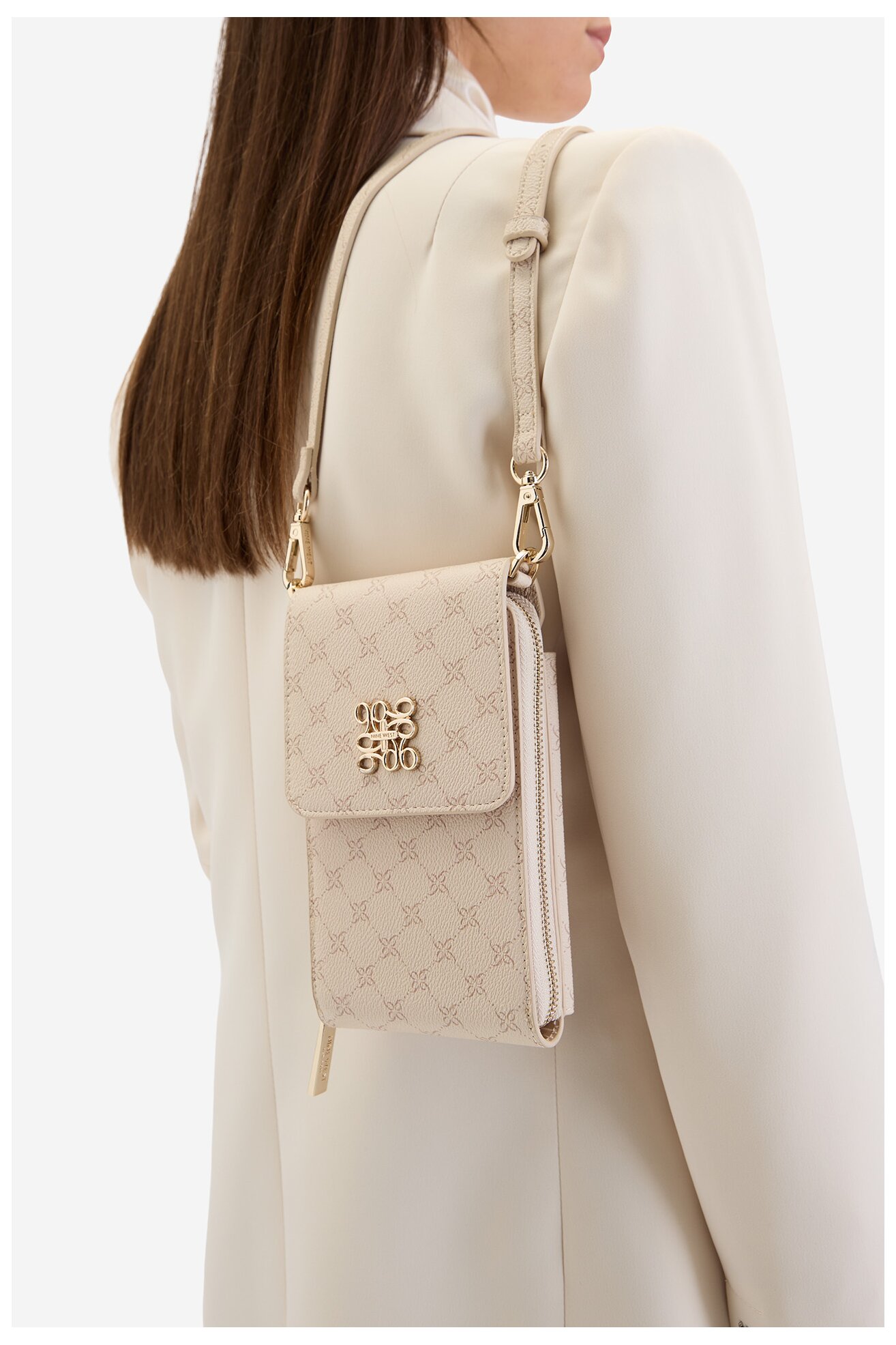 Torebka NINE WEST EO-BOWERY NOIR-BW-B31610R Beżowy