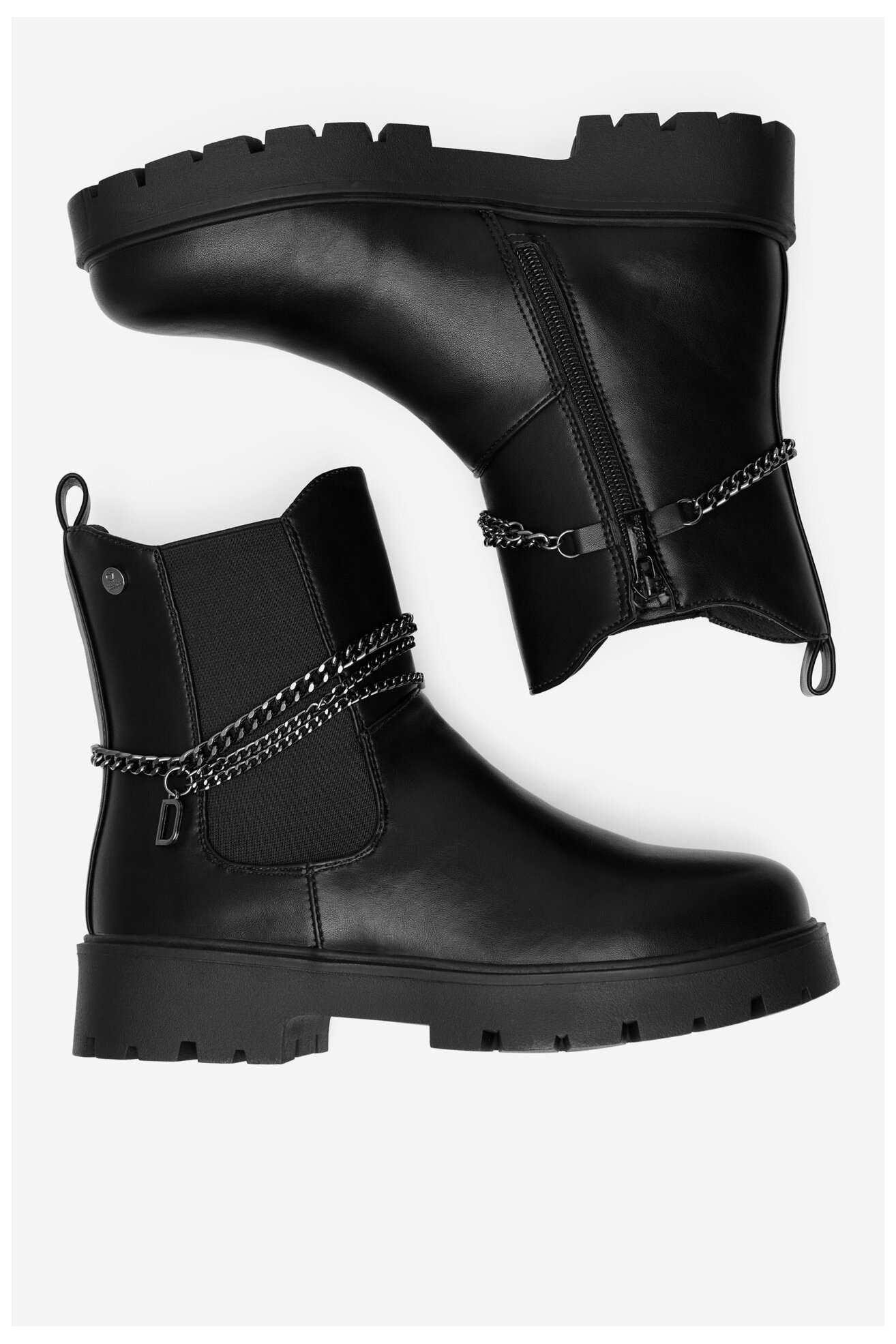 Botki DeeZee CM231117-1 Czarny