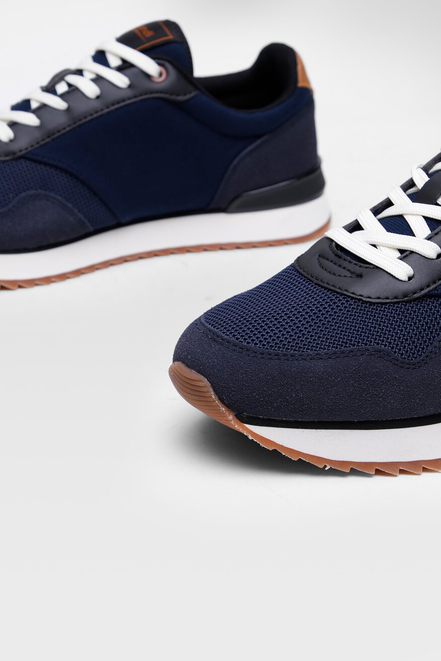 Sprandi - Obuwie sportowe granatowe sznurowane - 5903698939261