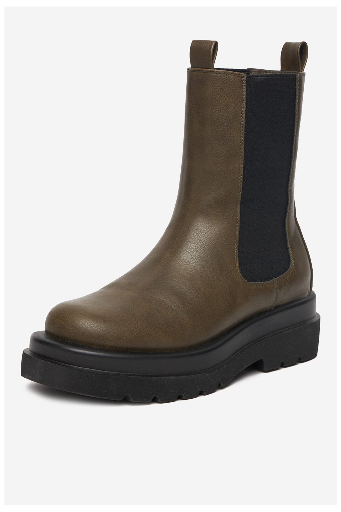 Bokacsizma DeeZee 7223-1-OLIVE OLAJZÖLD