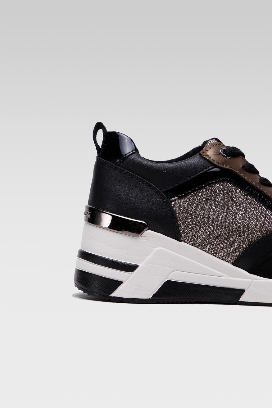 
                Tom Tailor - Półbuty metaliczne czarne - 5904248090210