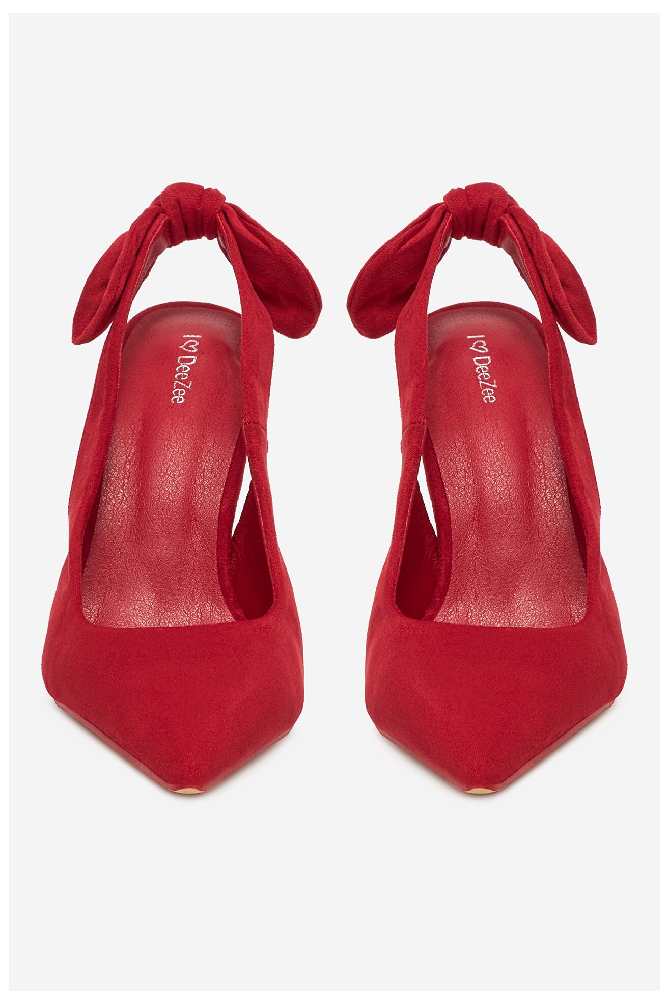 Czółenka DeeZee YUC1996-P-B1G Czerwony