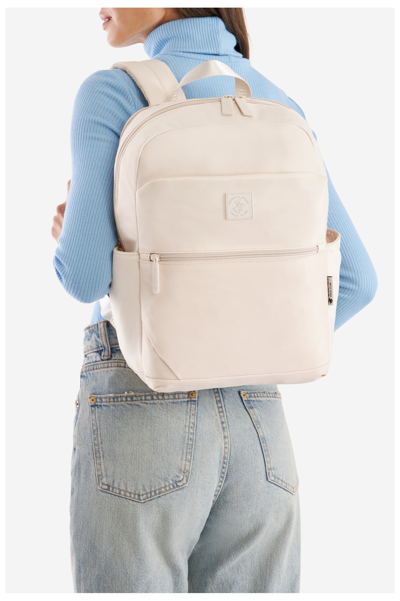 Plecak Beverly Hills Polo Club BHPC-K-028-06 Beżowy